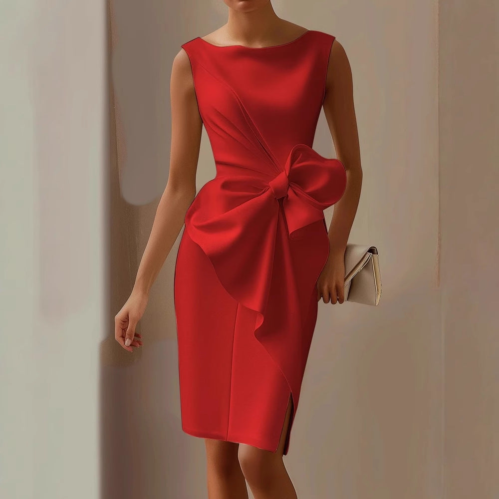 Women’s Formal Dress with Sleeveless Design | Midi