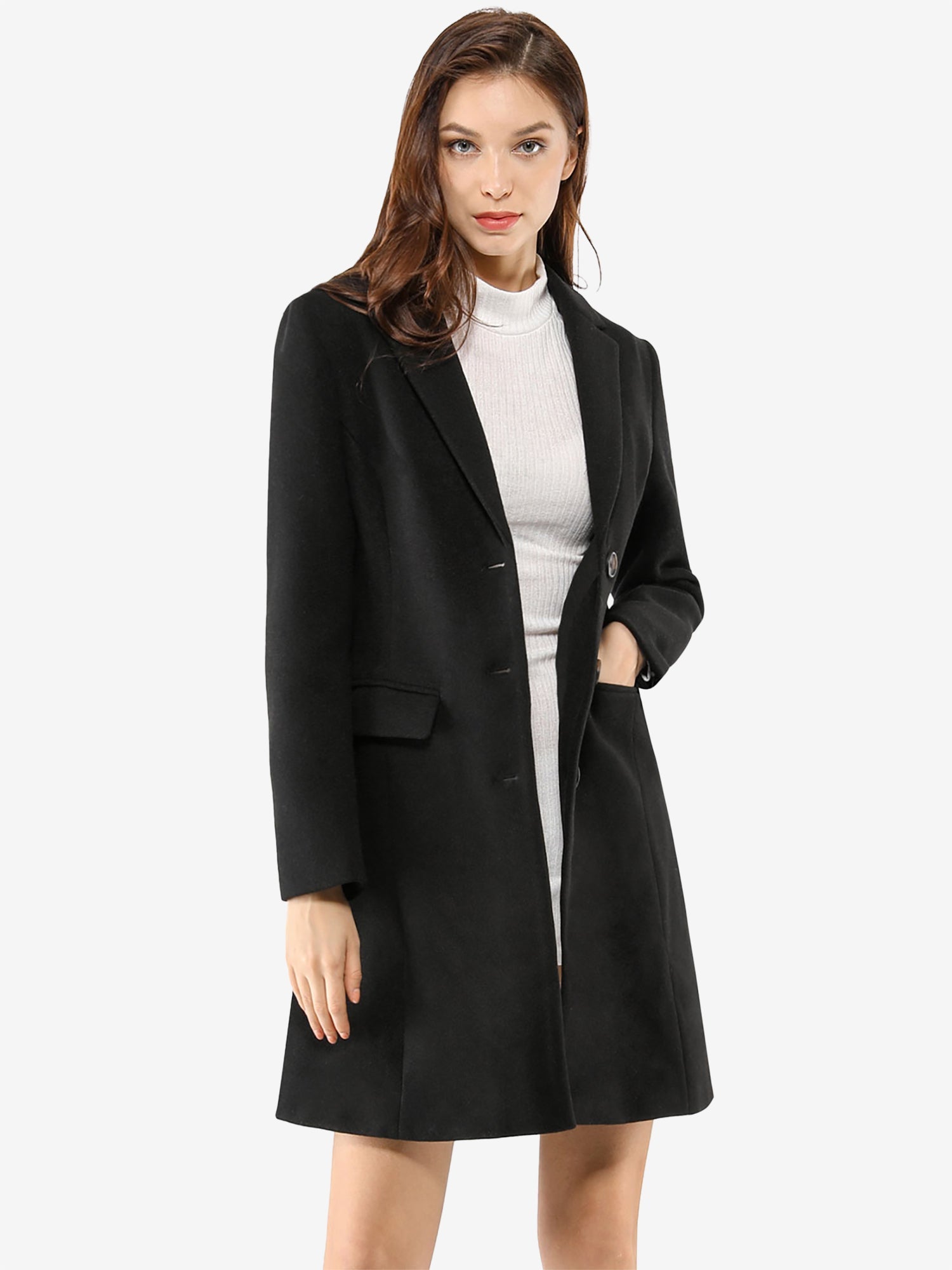 Women’s Casual Coat | Button-Up