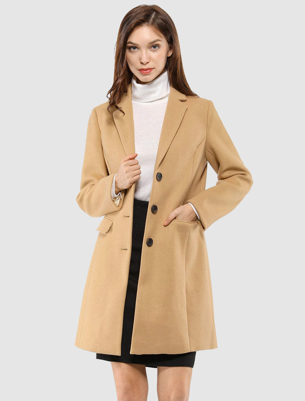 Women’s Casual Coat | Button-Up