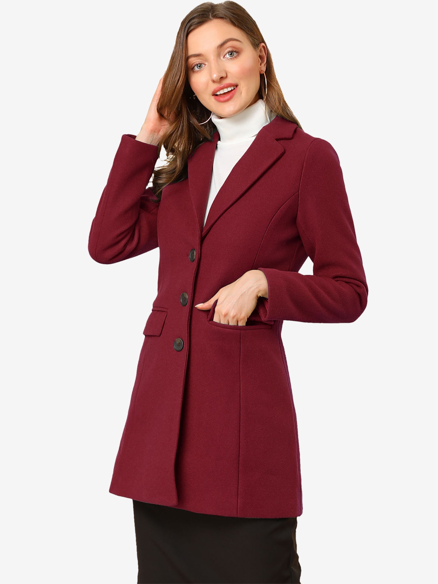 Women’s Casual Coat | Button-Up