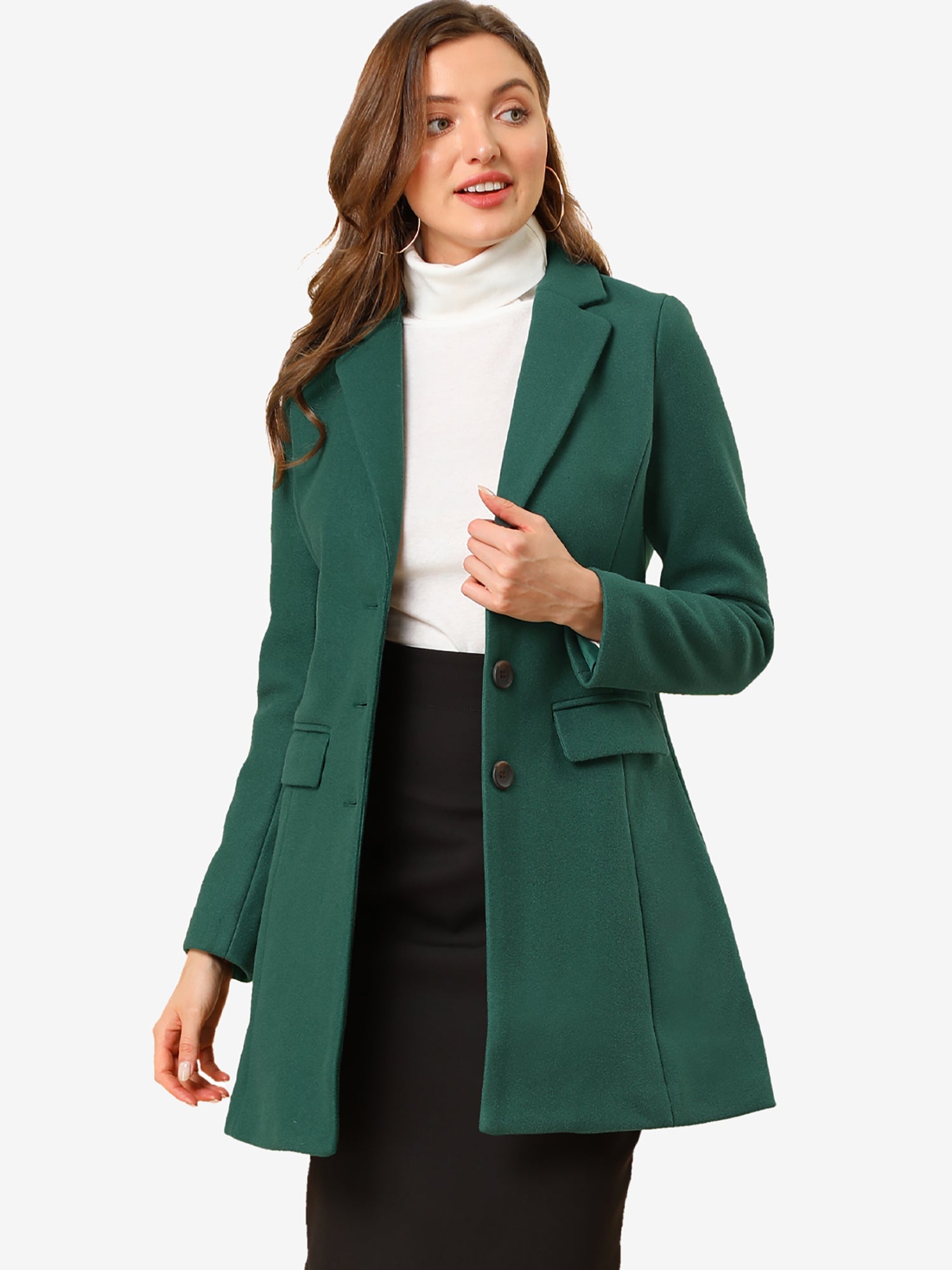 Women’s Casual Coat | Button-Up