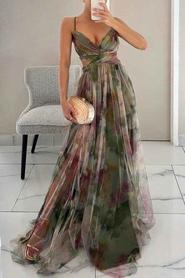 Women's Floral Dress | Maxi and V-Neck