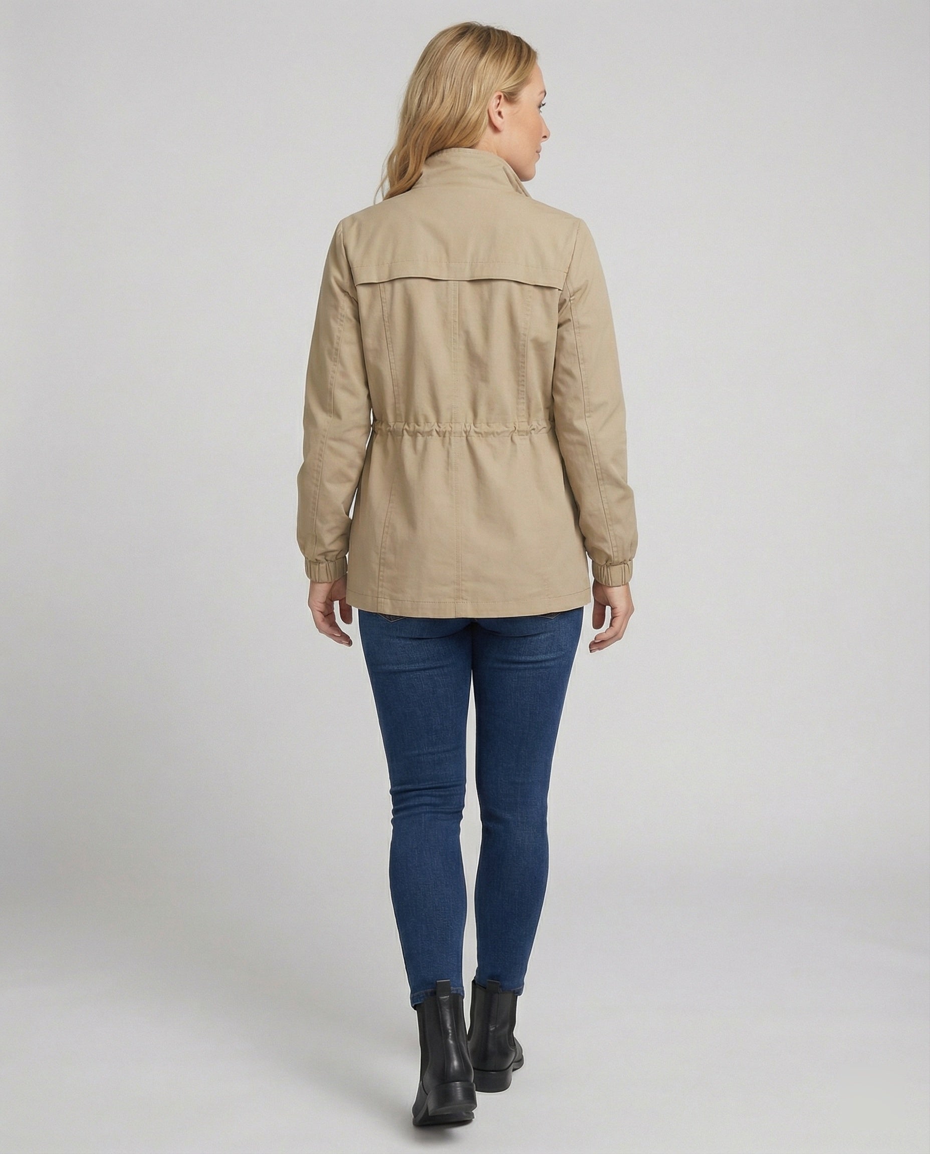 Women’s Casual Jacket | Drawstring and Pockets