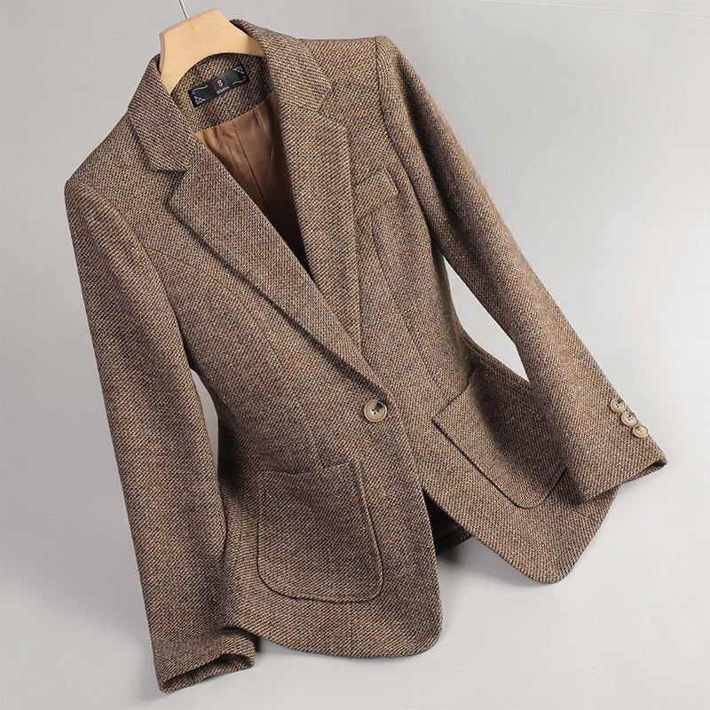 Women’s Tailored Single Button Blazer | Elegant Women’s Blazer Jacket