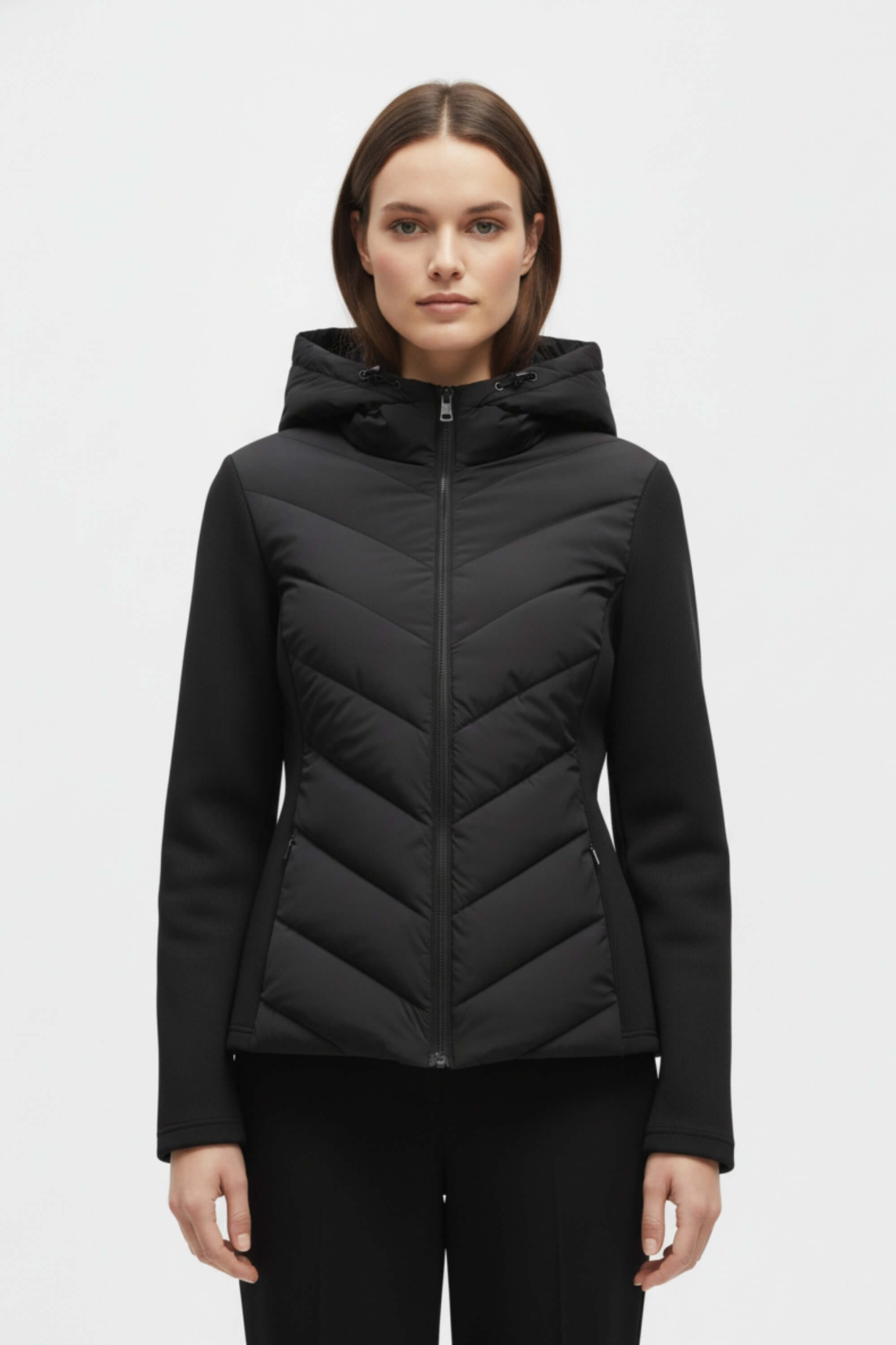 Women’s Puffer Jacket | Hooded Zip-Up