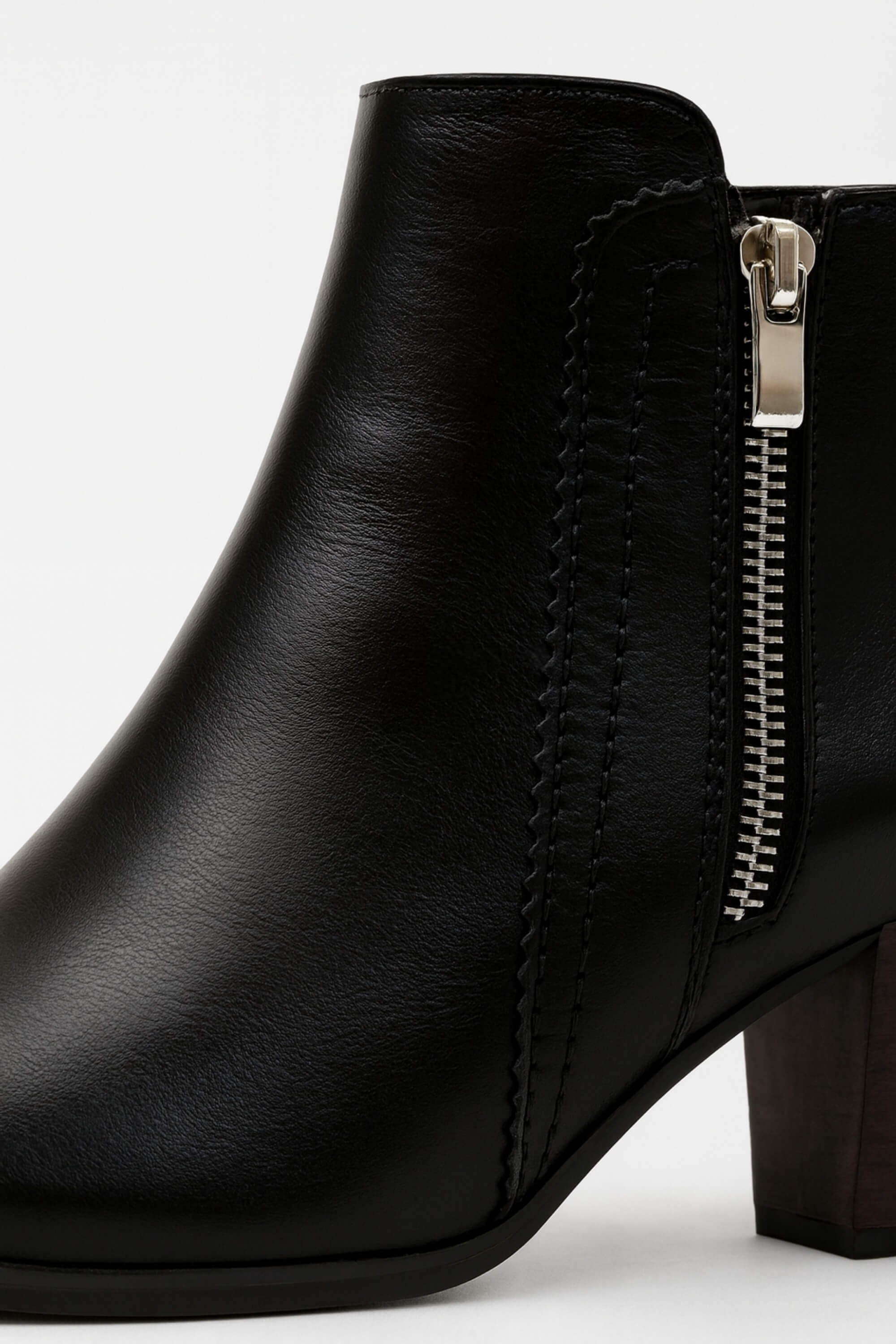Women’s High Heel Ankle Boots | Zip Up Closed Toe