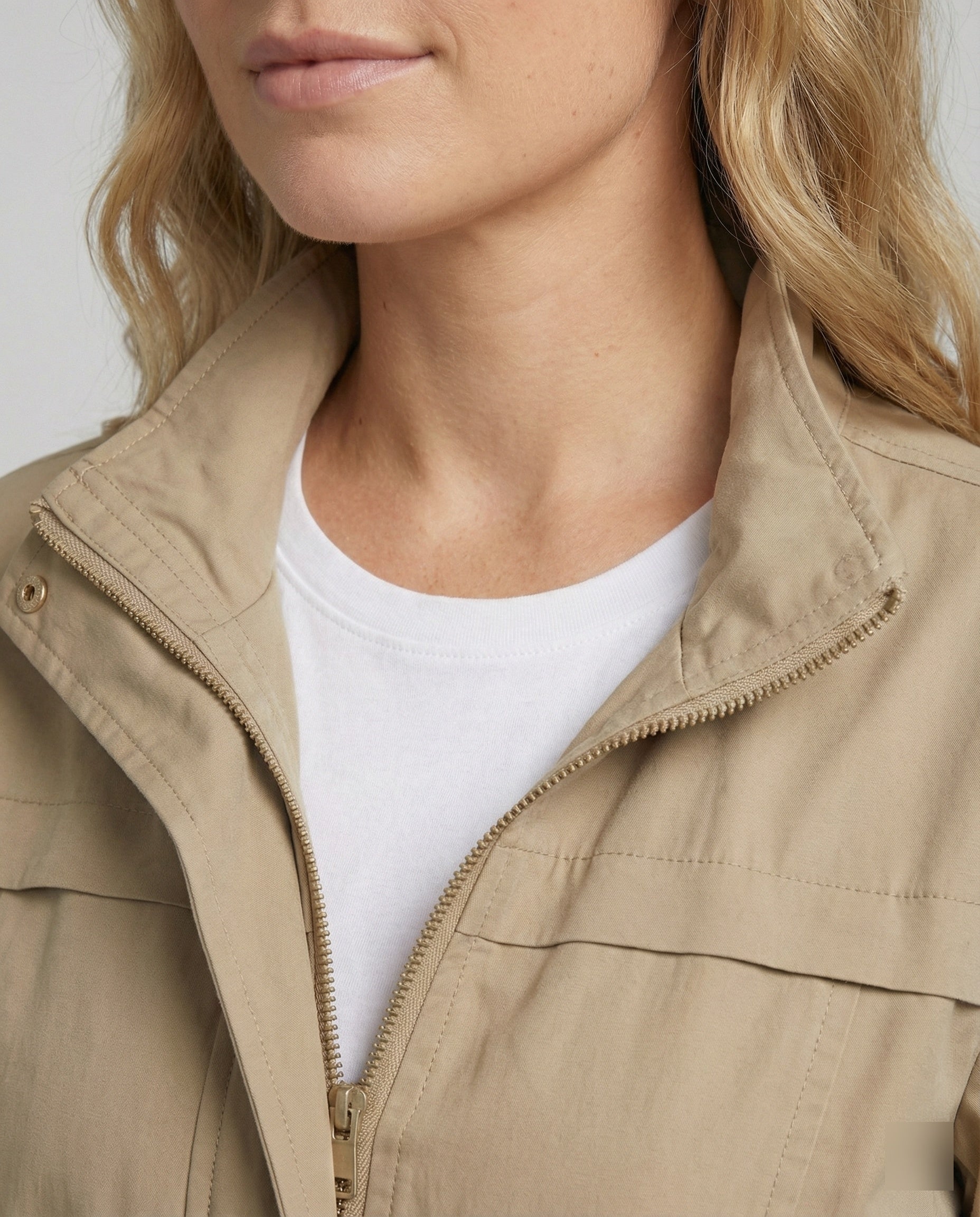 Women’s Casual Jacket | Drawstring and Pockets