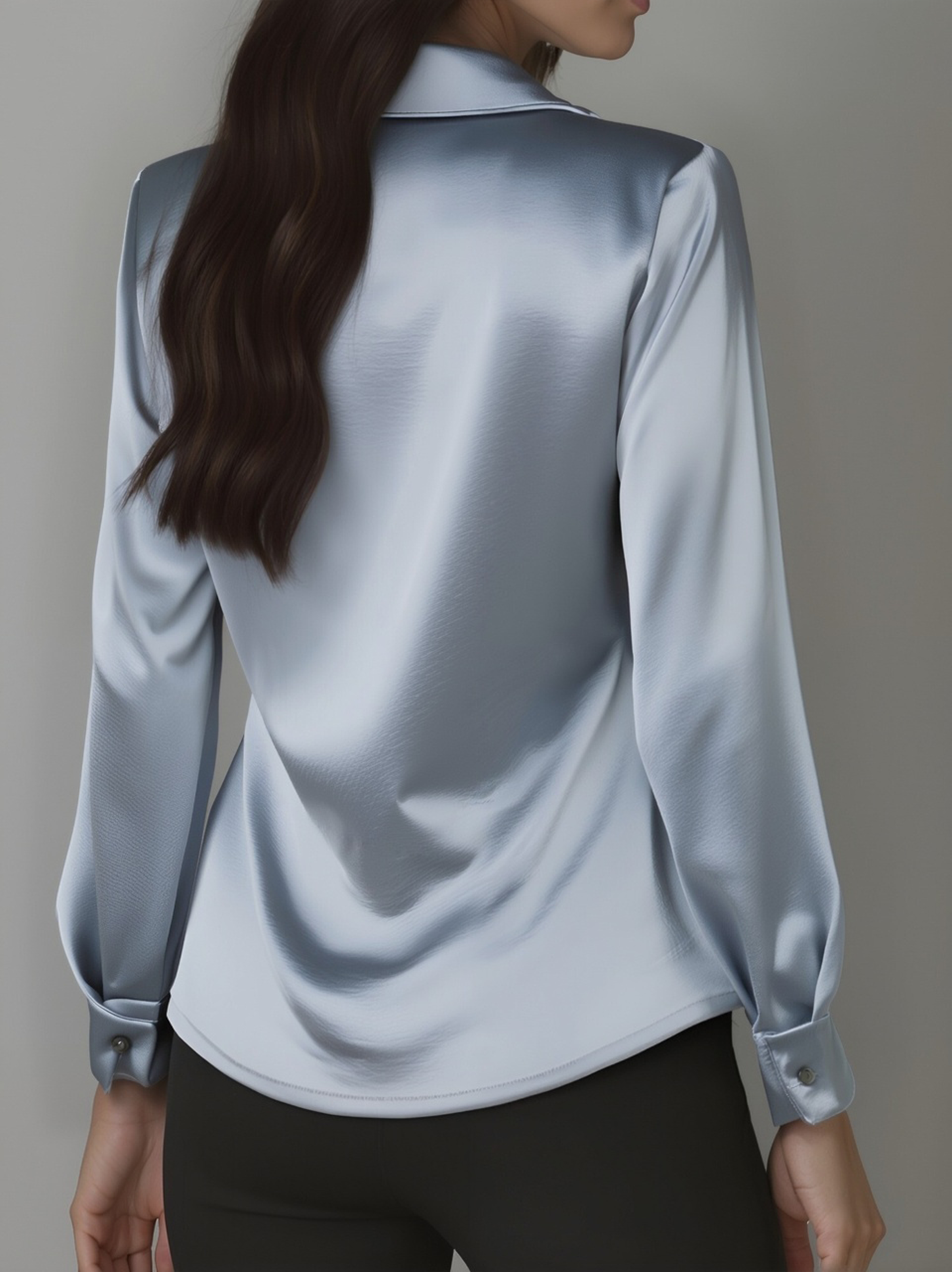 Women’s Long Sleeve Blouse | Cowl Neck