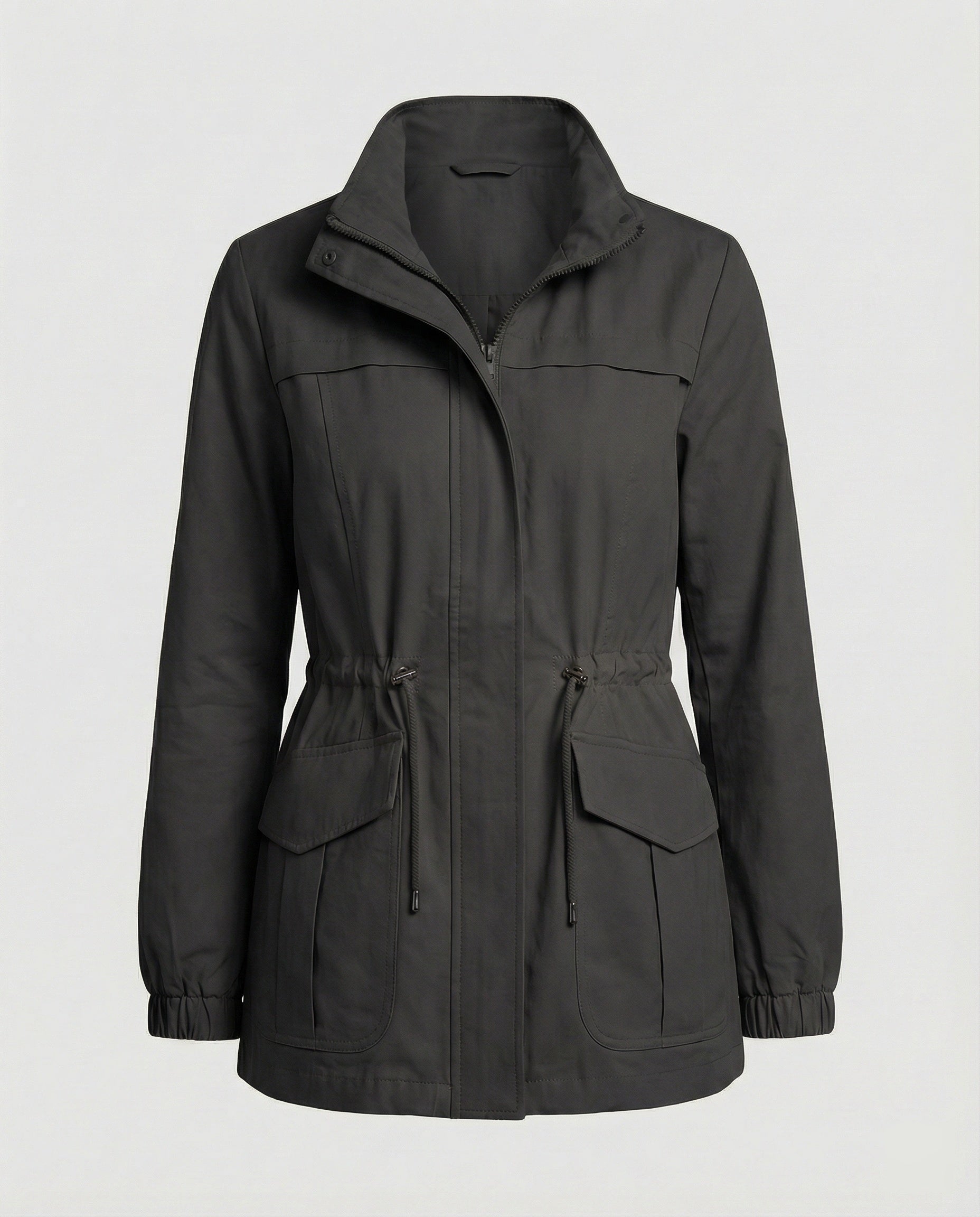 Women’s Casual Jacket | Drawstring and Pockets