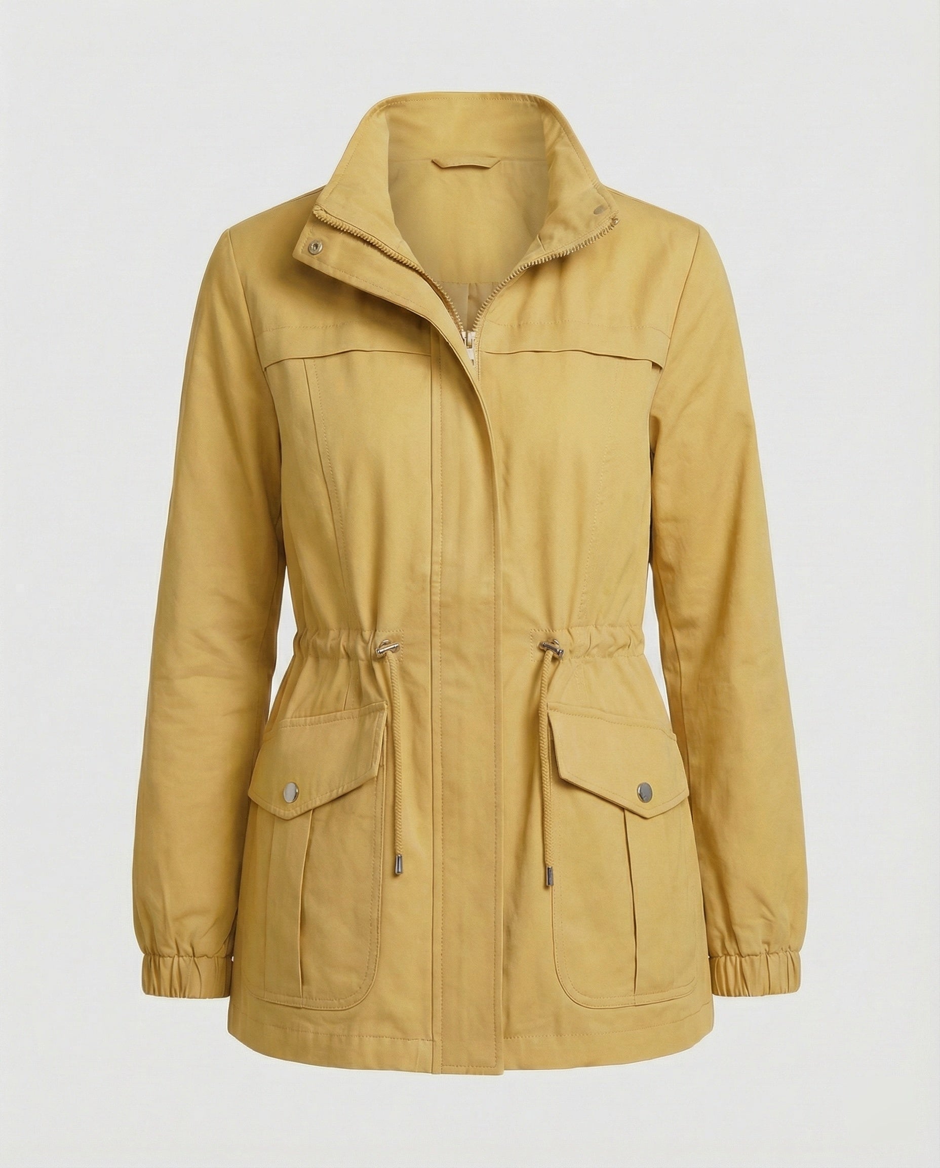 Women’s Casual Jacket | Drawstring and Pockets