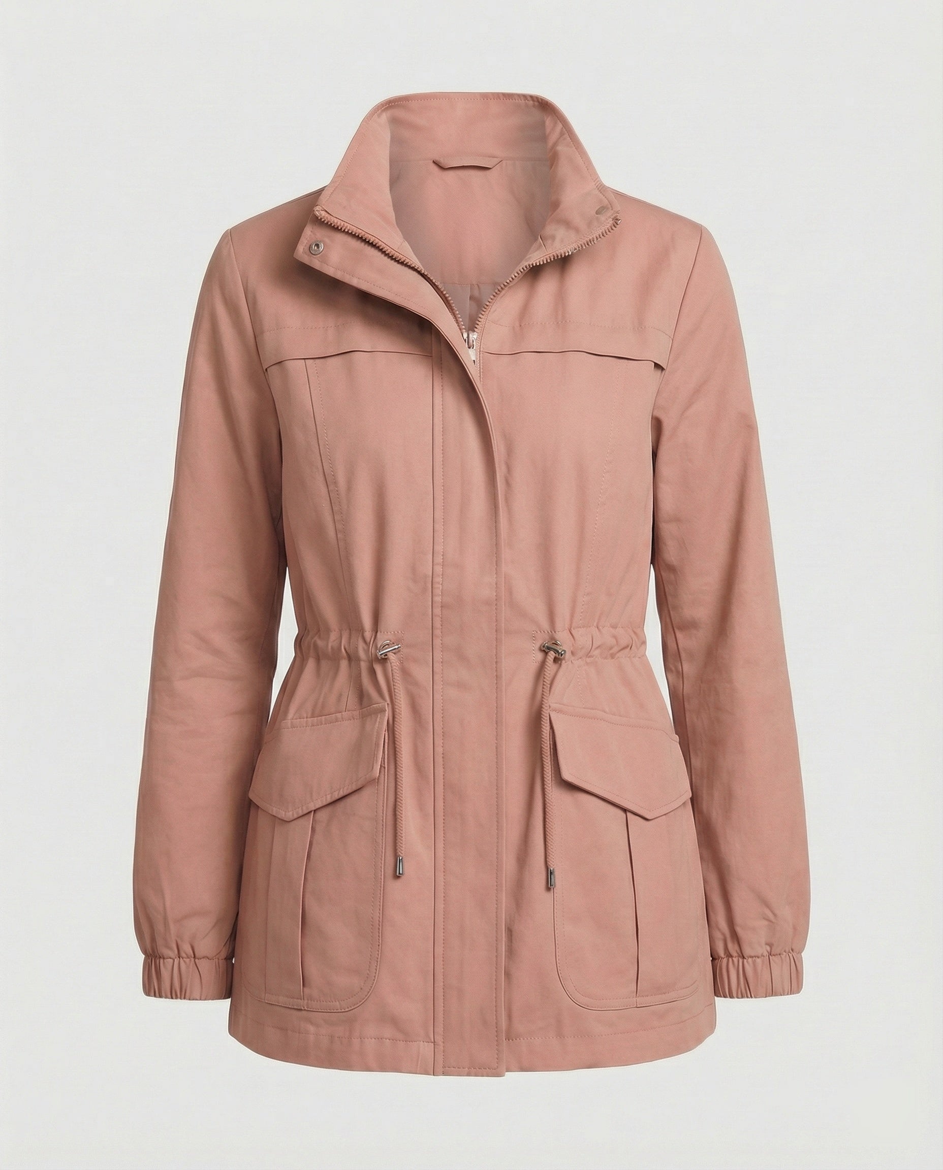 Women’s Casual Jacket | Drawstring and Pockets