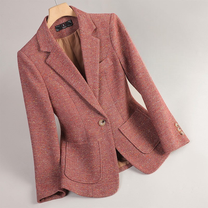 Women’s Tailored Single Button Blazer | Elegant Women’s Blazer Jacket