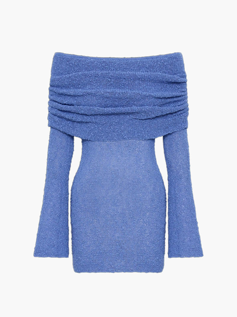 Women’s Formal Mini Dress | Off Shoulder Long Sleeve