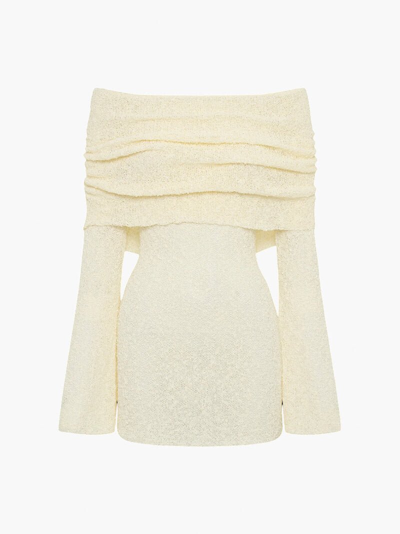 Women’s Formal Mini Dress | Off Shoulder Long Sleeve