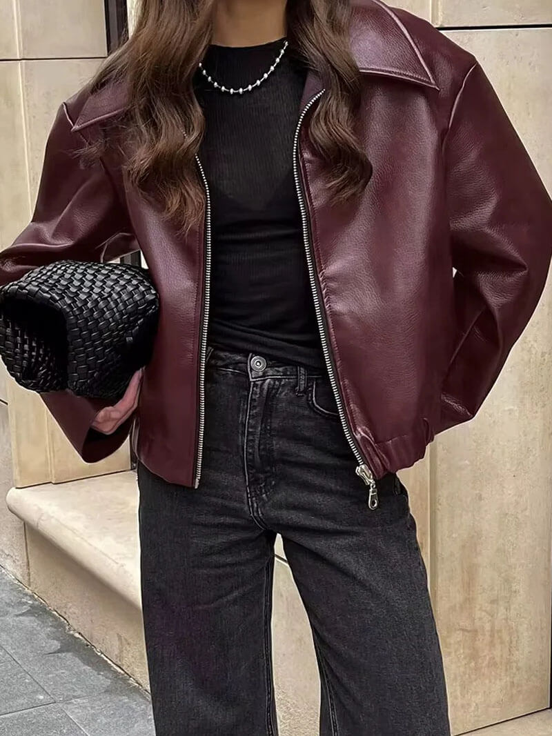 Women’s Cropped Jacket | Zip-Up