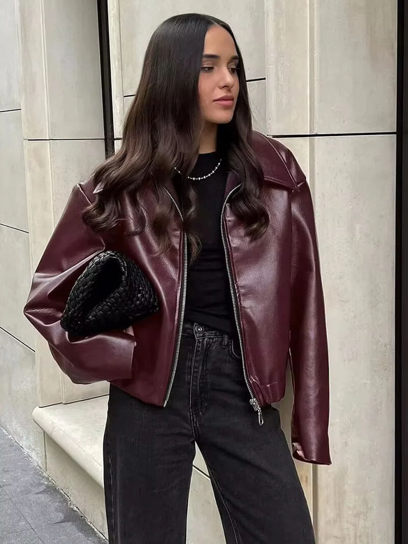 Women’s Cropped Jacket | Zip-Up