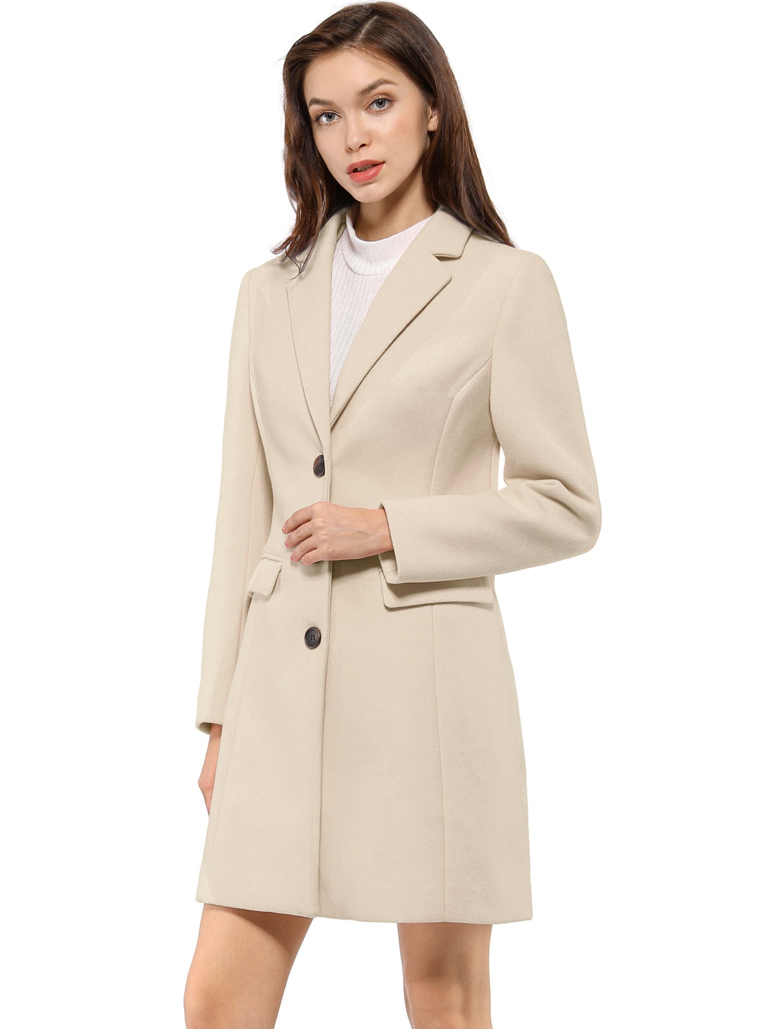 Women’s Casual Coat | Button-Up