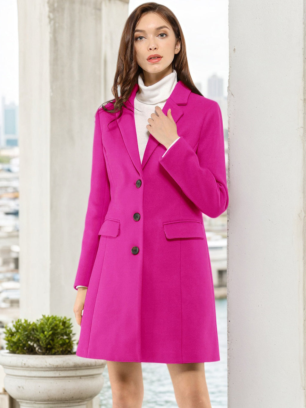 Women’s Casual Coat | Button-Up