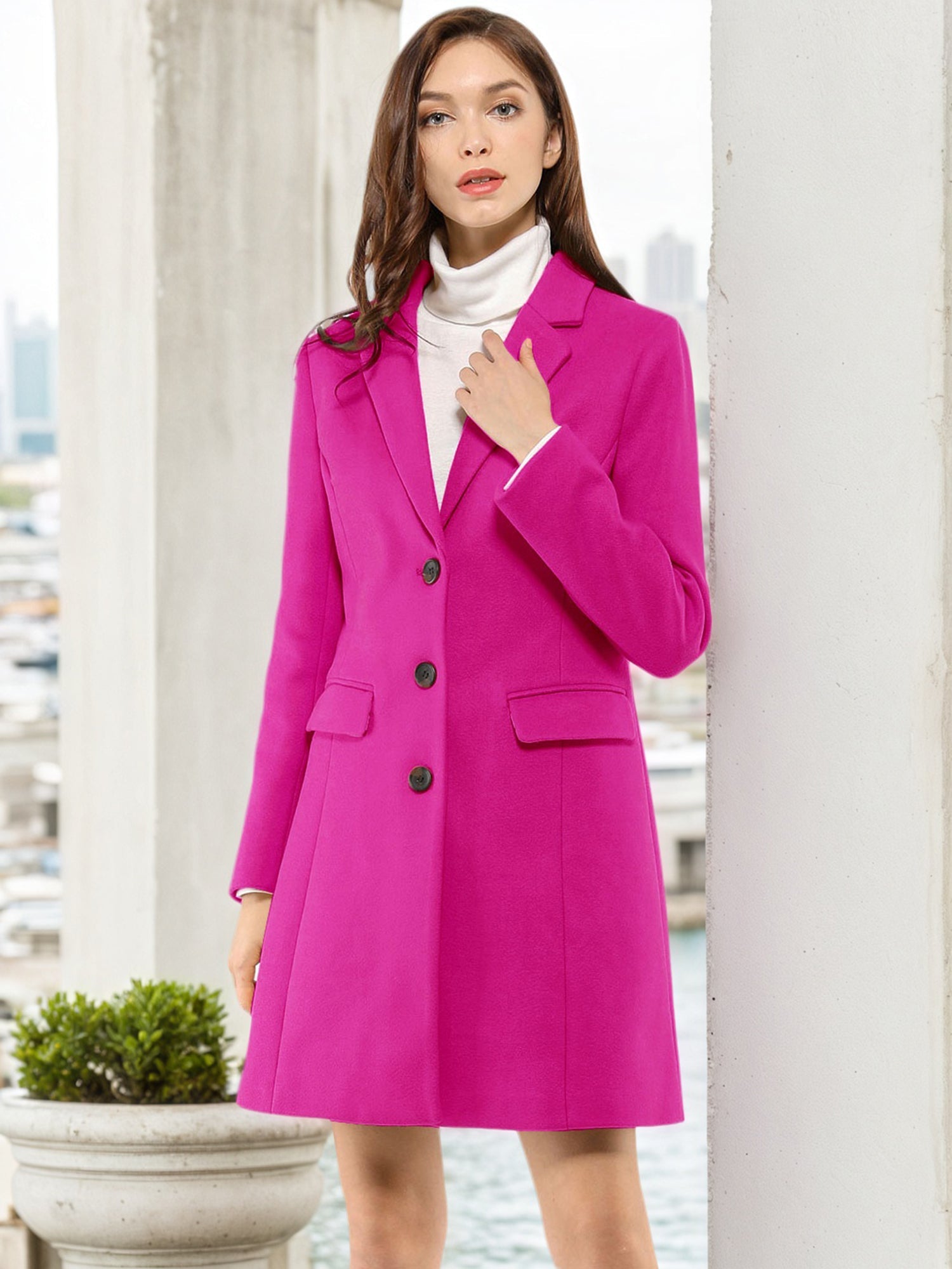 Women’s Casual Coat | Button-Up