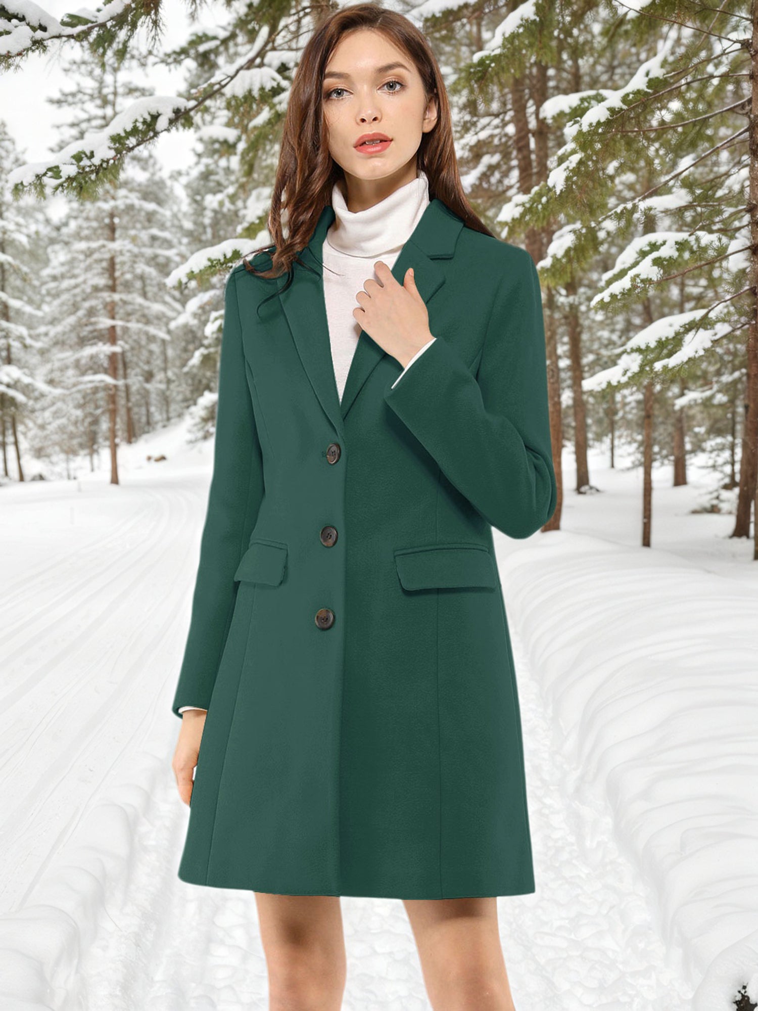 Women’s Casual Coat | Button-Up