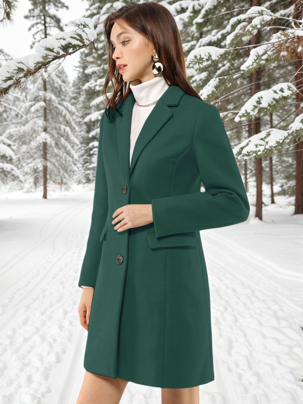 Women’s Casual Coat | Button-Up