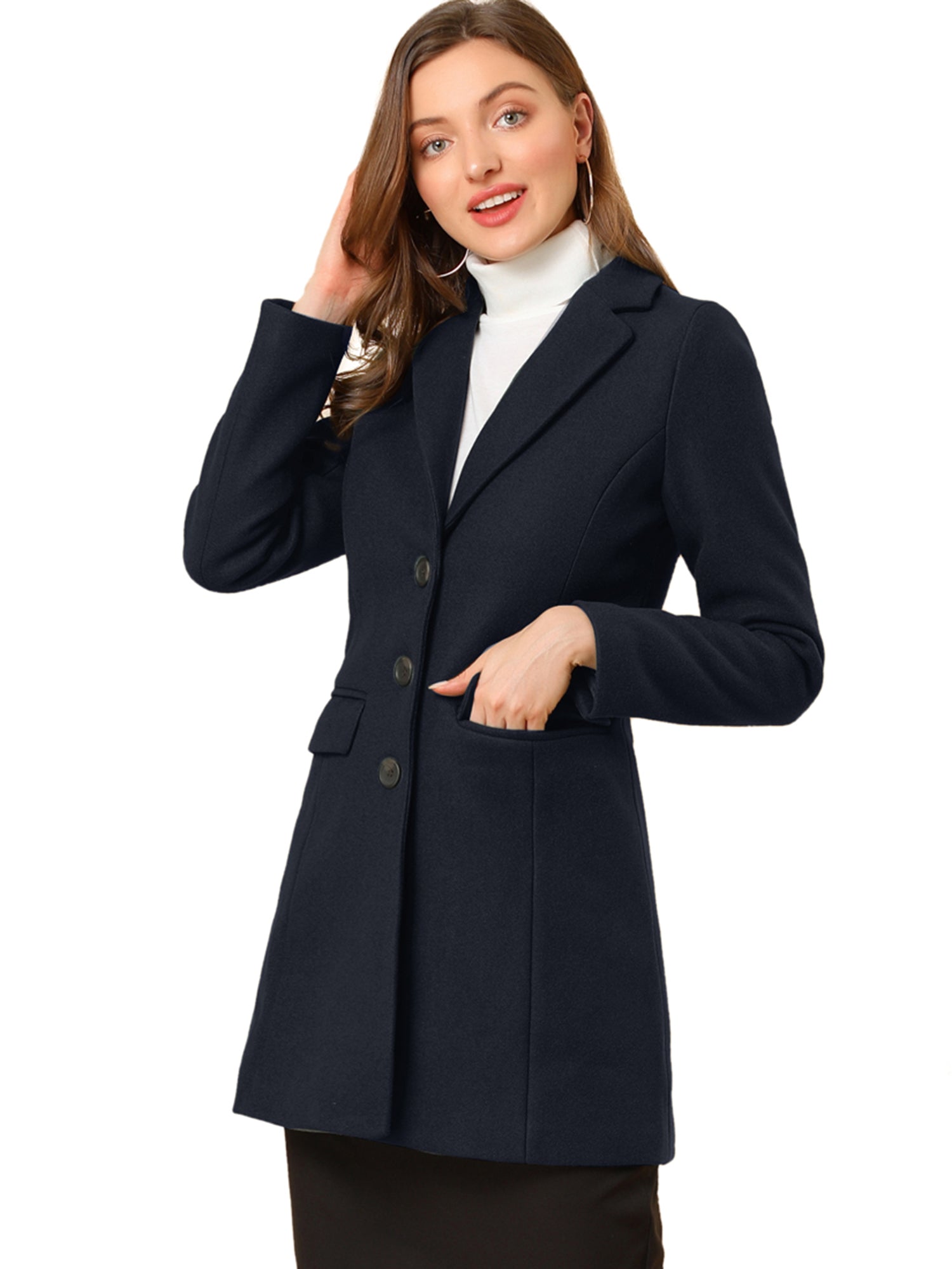 Women’s Casual Coat | Button-Up