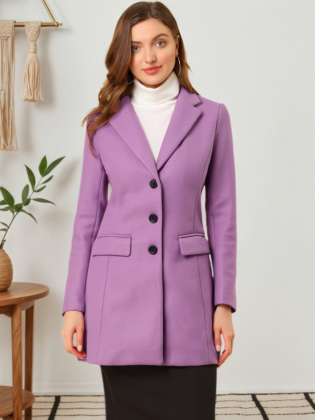 Women’s Casual Coat | Button-Up