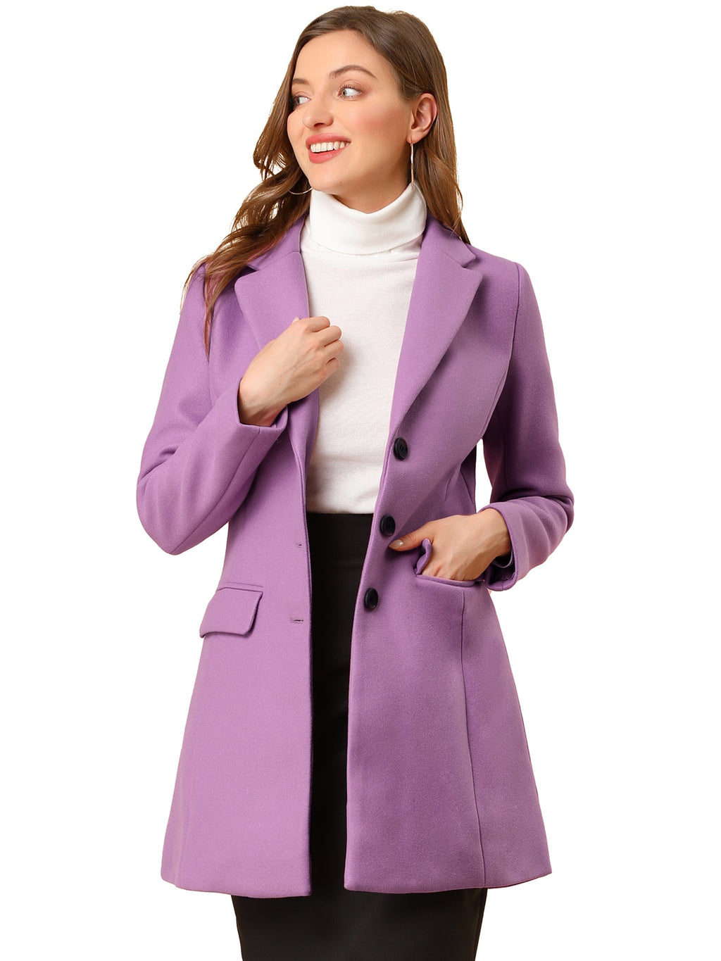 Women’s Casual Coat | Button-Up