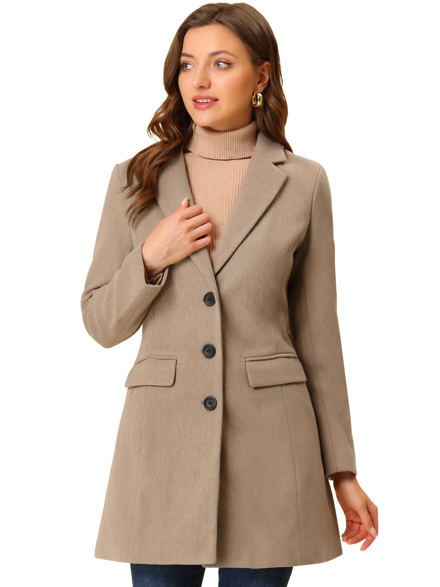 Women’s Casual Coat | Button-Up