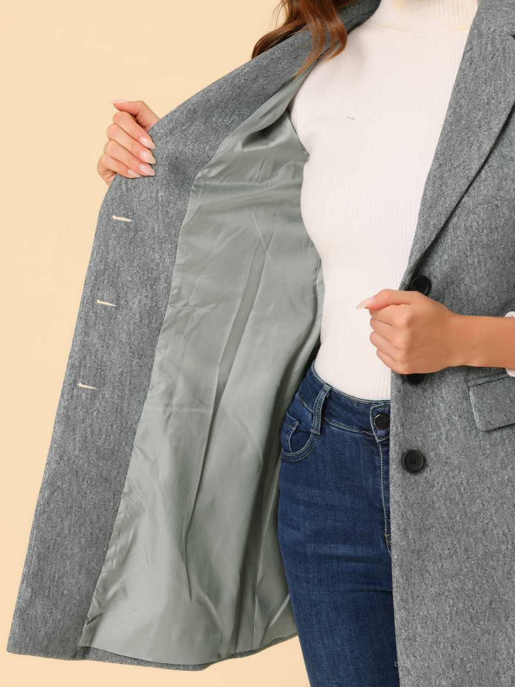 Women’s Casual Coat | Button-Up
