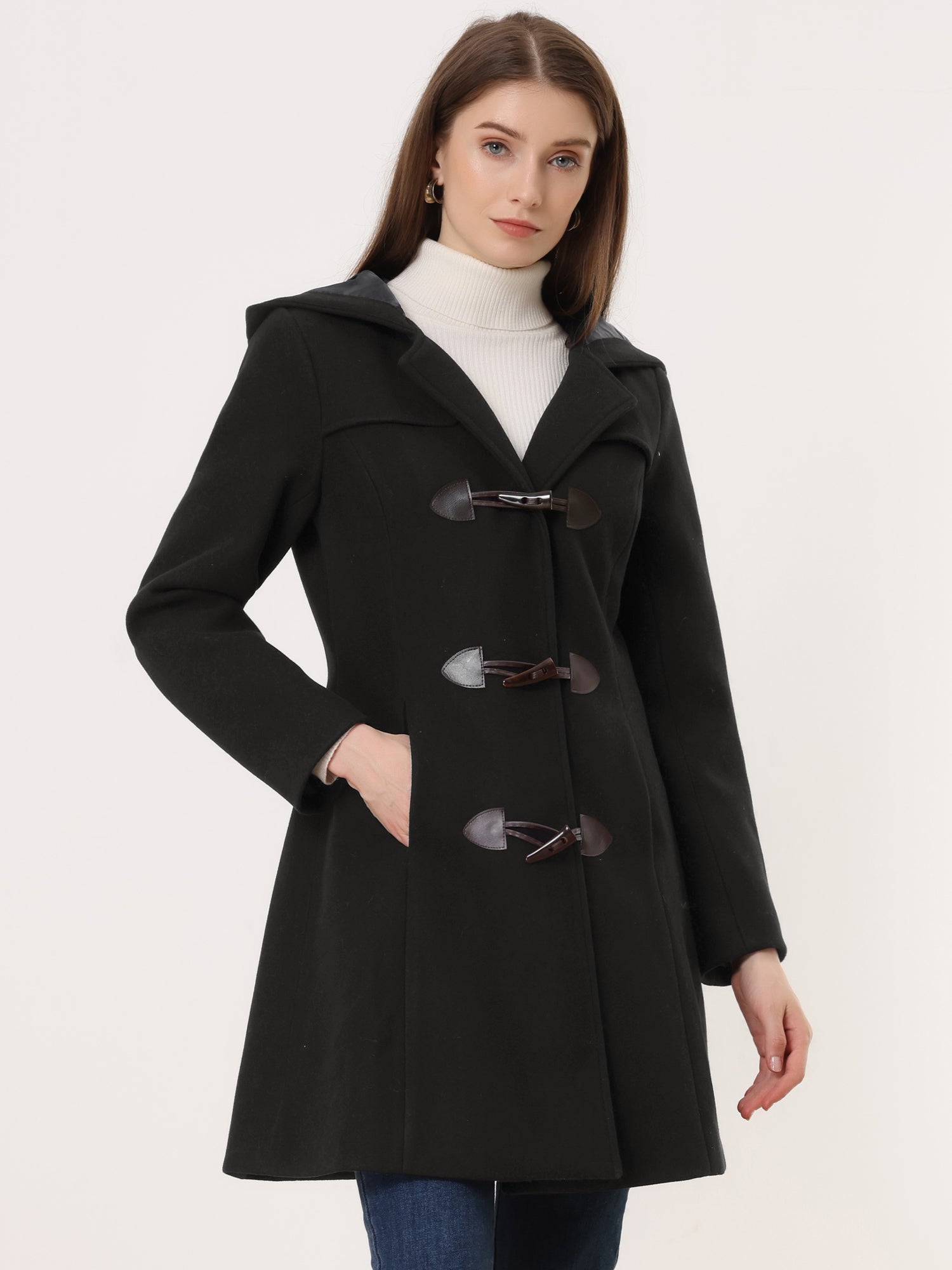 Women’s Winter Coat | Hooded Pockets