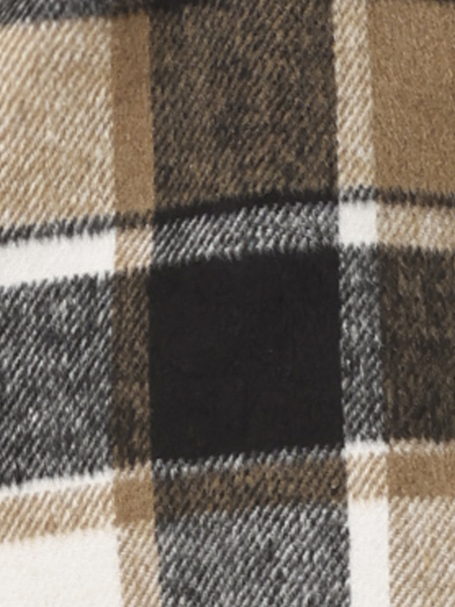 Women’s Long Coat | Double-Breasted Pockets