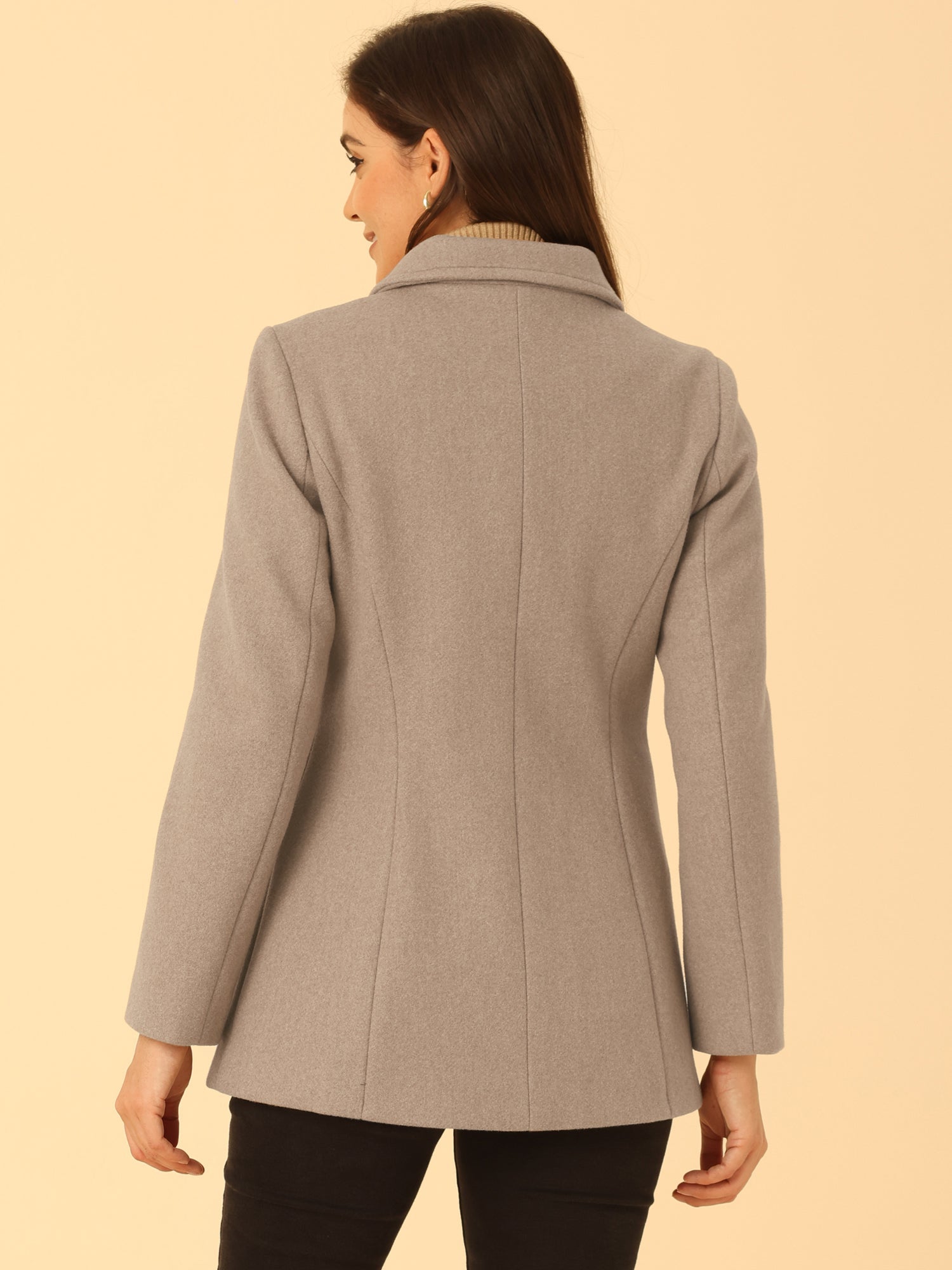 Women’s Structured Winter Jacket | Buttoned Pockets