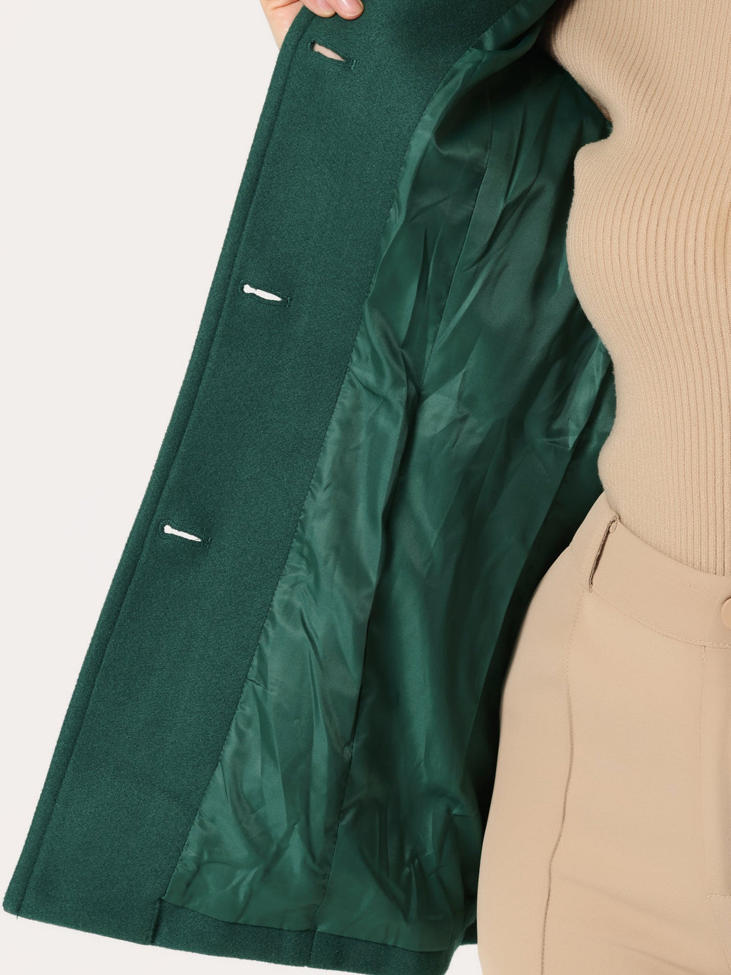 Women’s Structured Winter Jacket | Buttoned Pockets