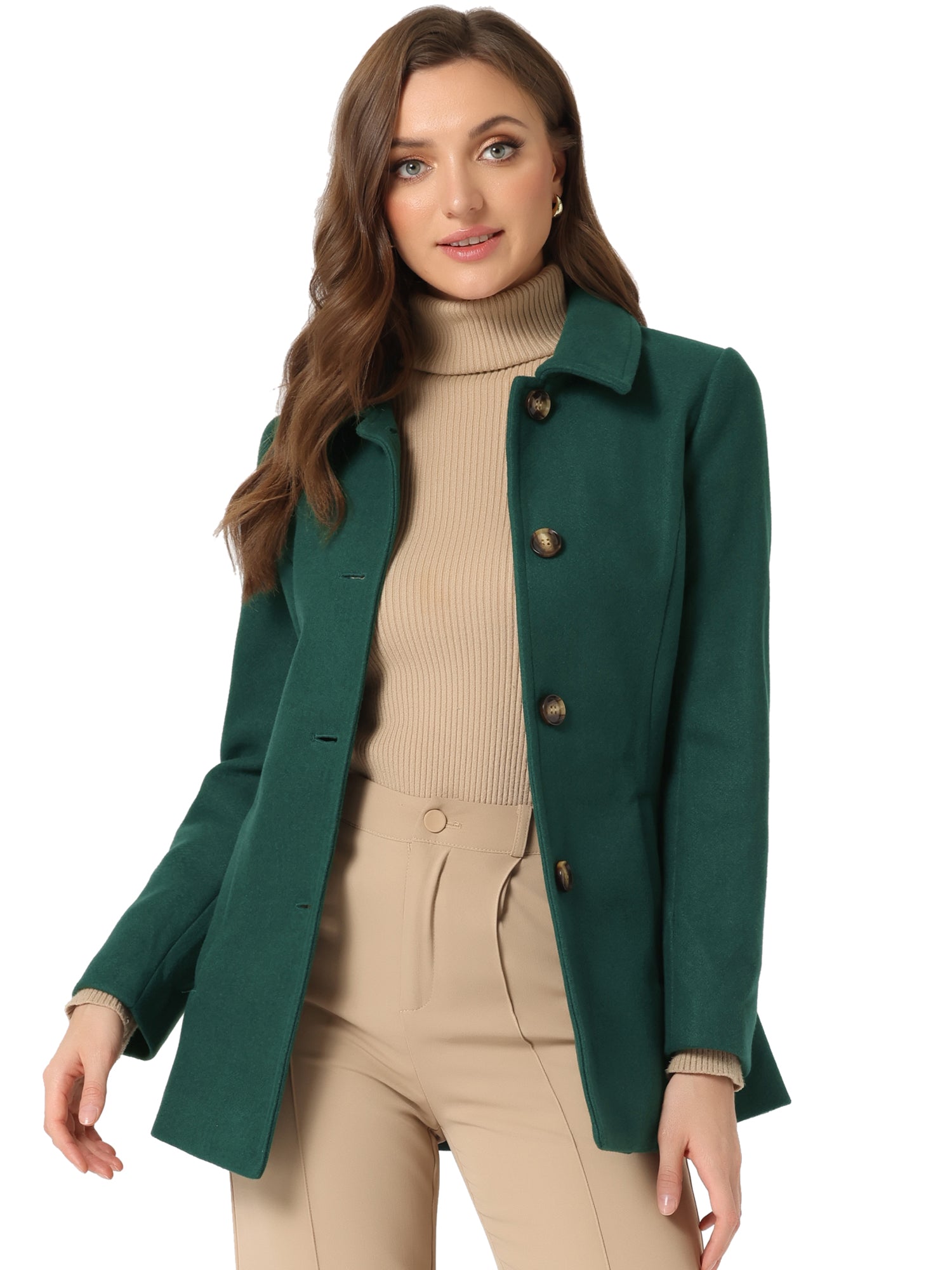 Women’s Structured Winter Jacket | Buttoned Pockets