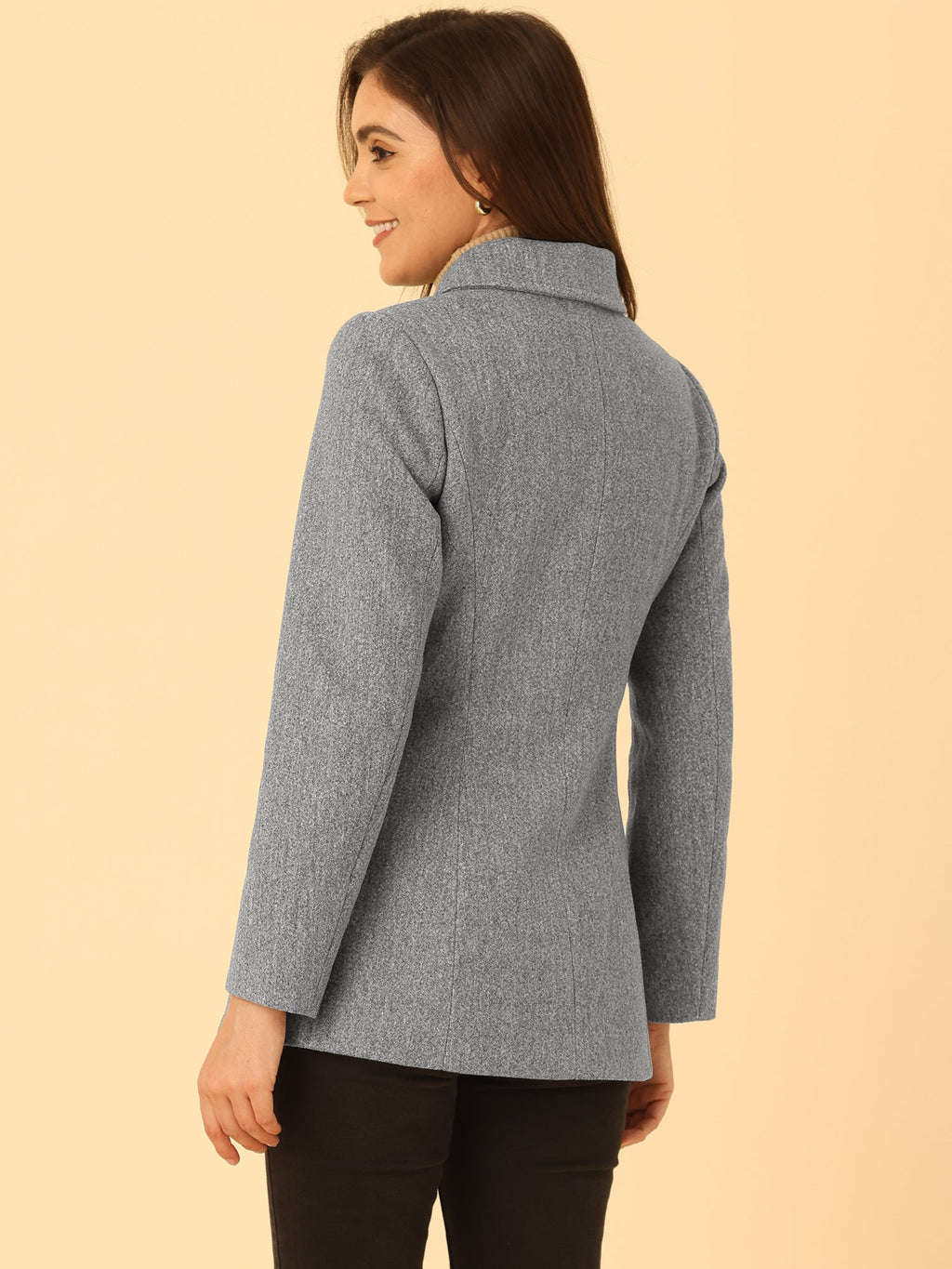 Women’s Structured Winter Jacket | Buttoned Pockets