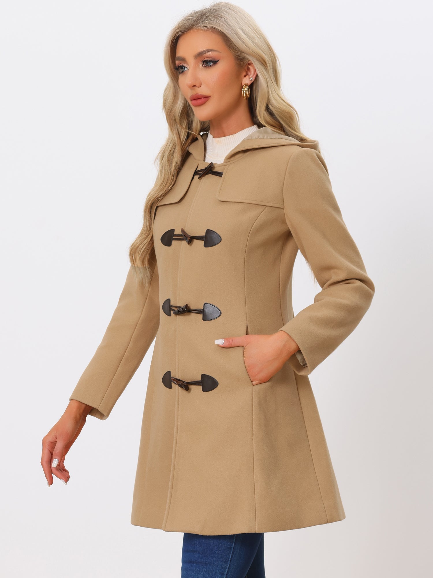 Women’s Winter Coat | Hooded Pockets