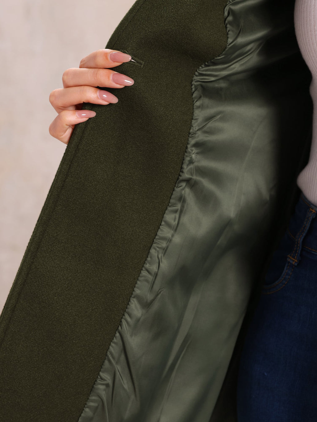 Women’s Casual Coat | Button Up and Pockets