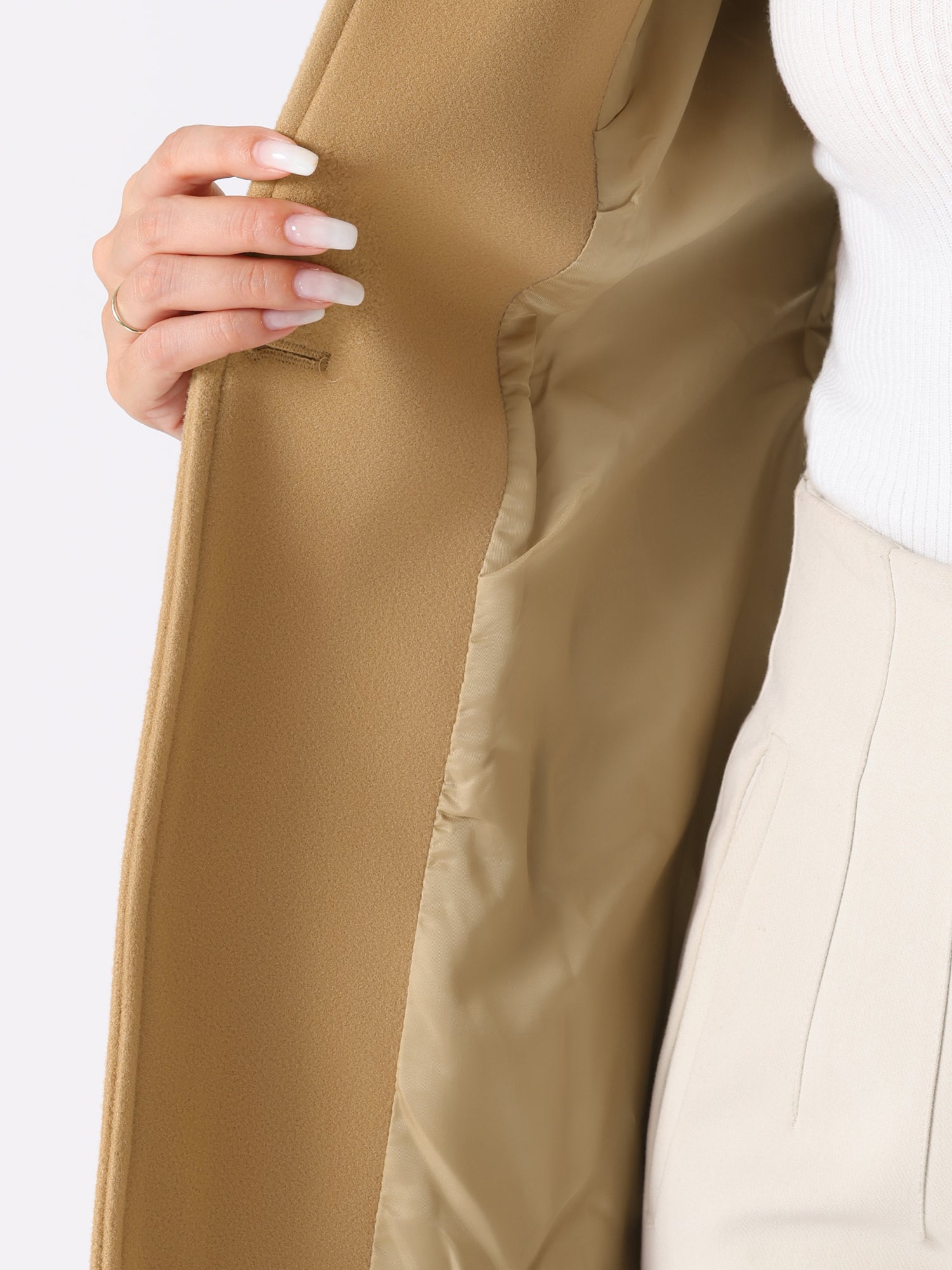 Women’s Casual Coat | Button Up and Pockets