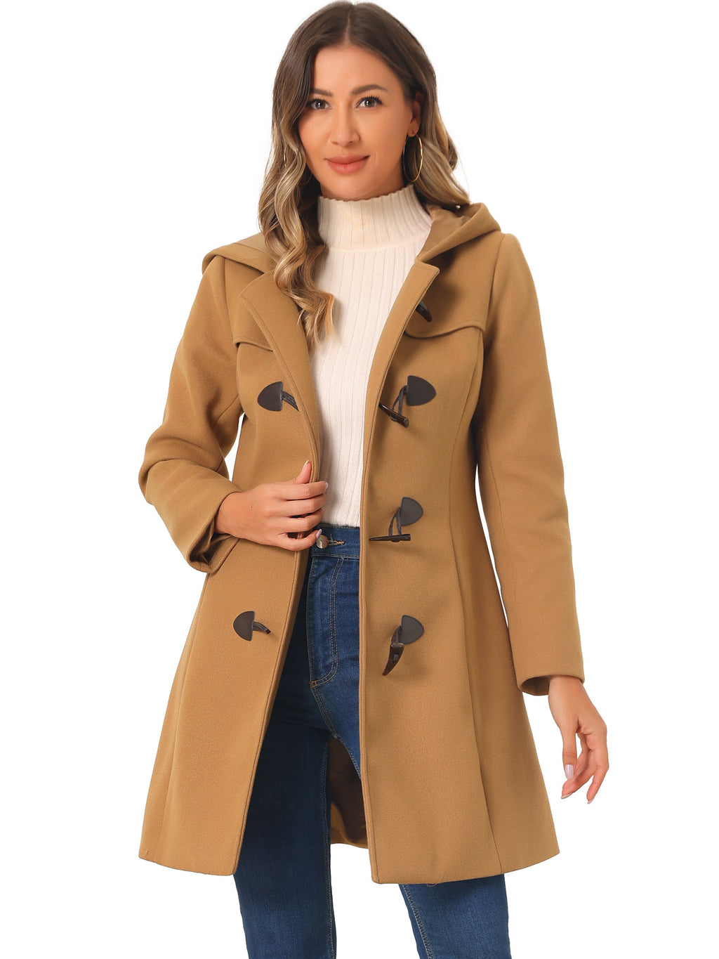 Women’s Winter Coat | Hooded Pockets