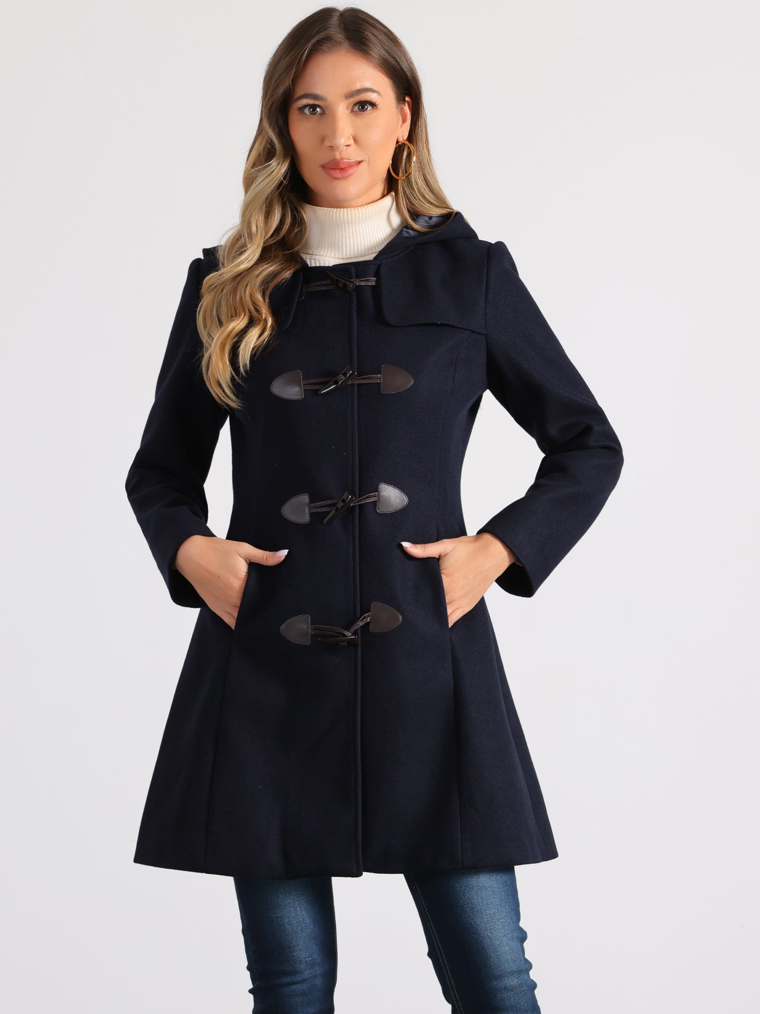 Women’s Winter Coat | Hooded Pockets