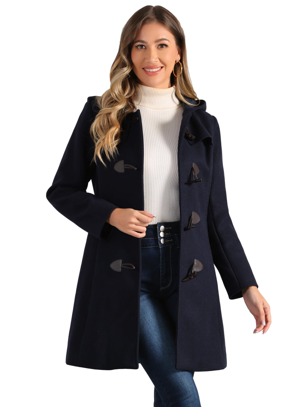 Women’s Winter Coat | Hooded Pockets