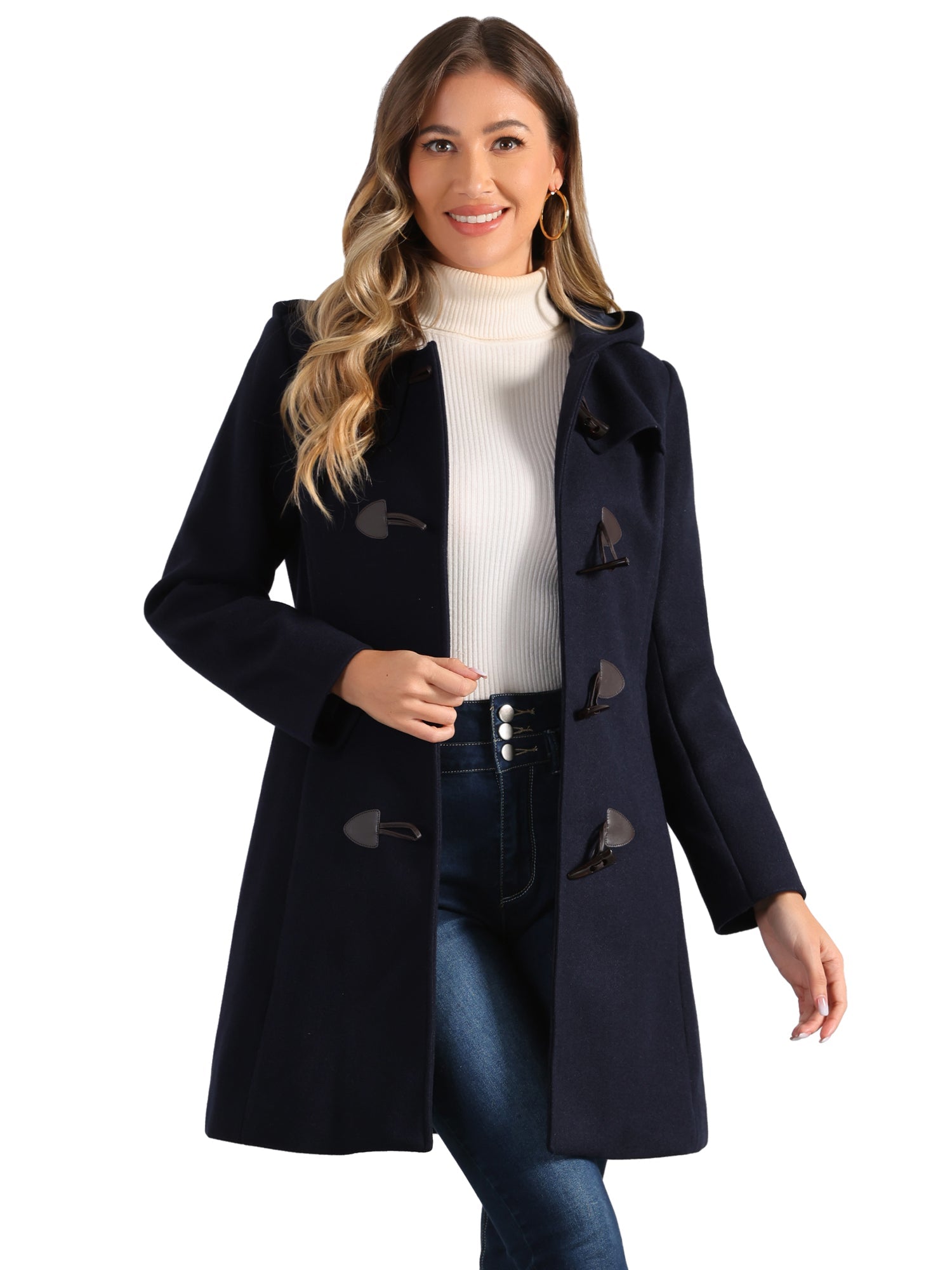 Women’s Winter Coat | Hooded Pockets