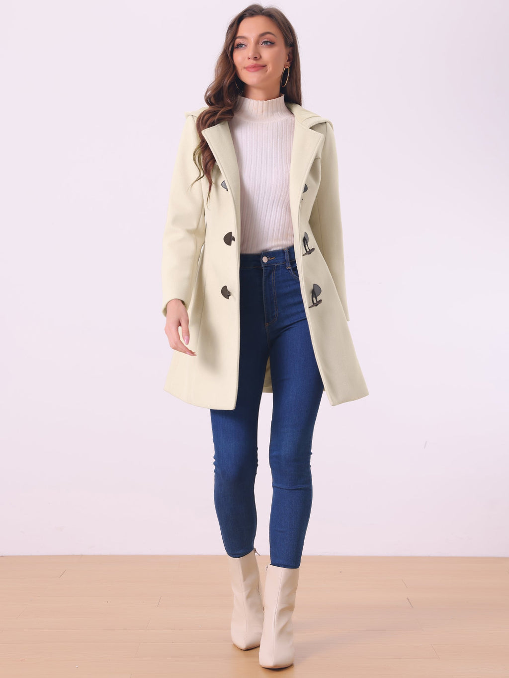 Women’s Winter Coat | Hooded Pockets