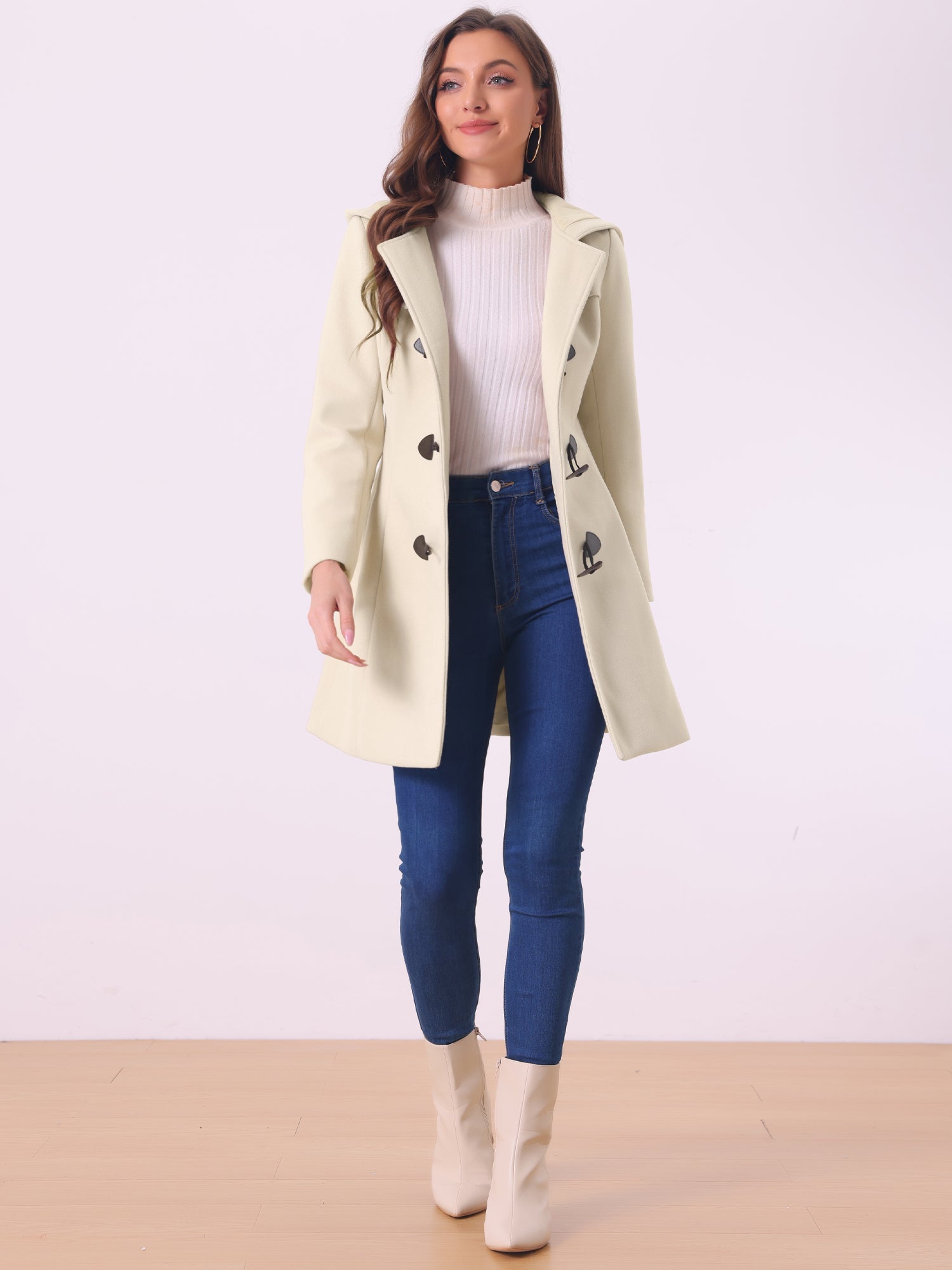 Women’s Winter Coat | Hooded Pockets