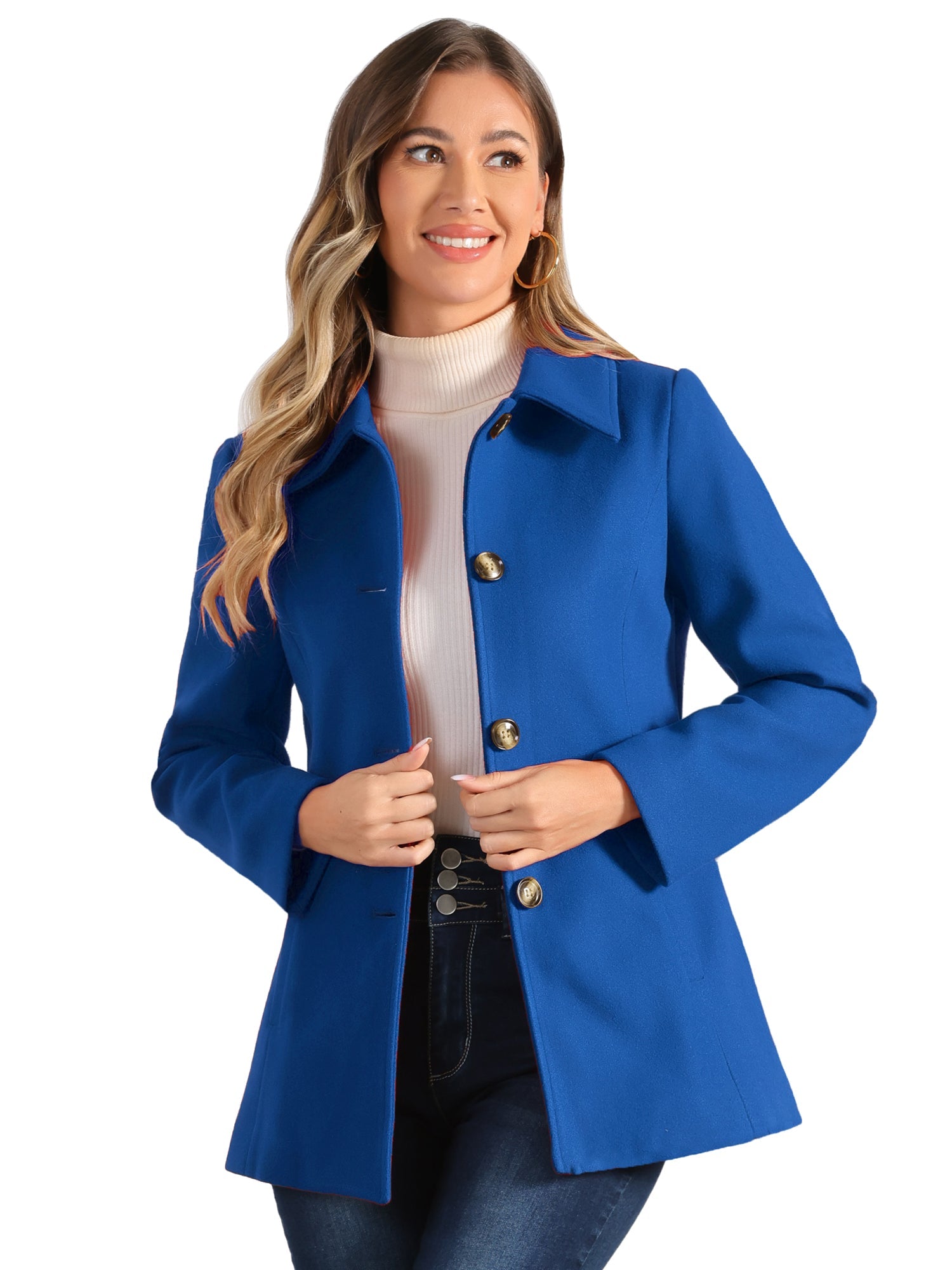 Women’s Structured Winter Jacket | Buttoned Pockets