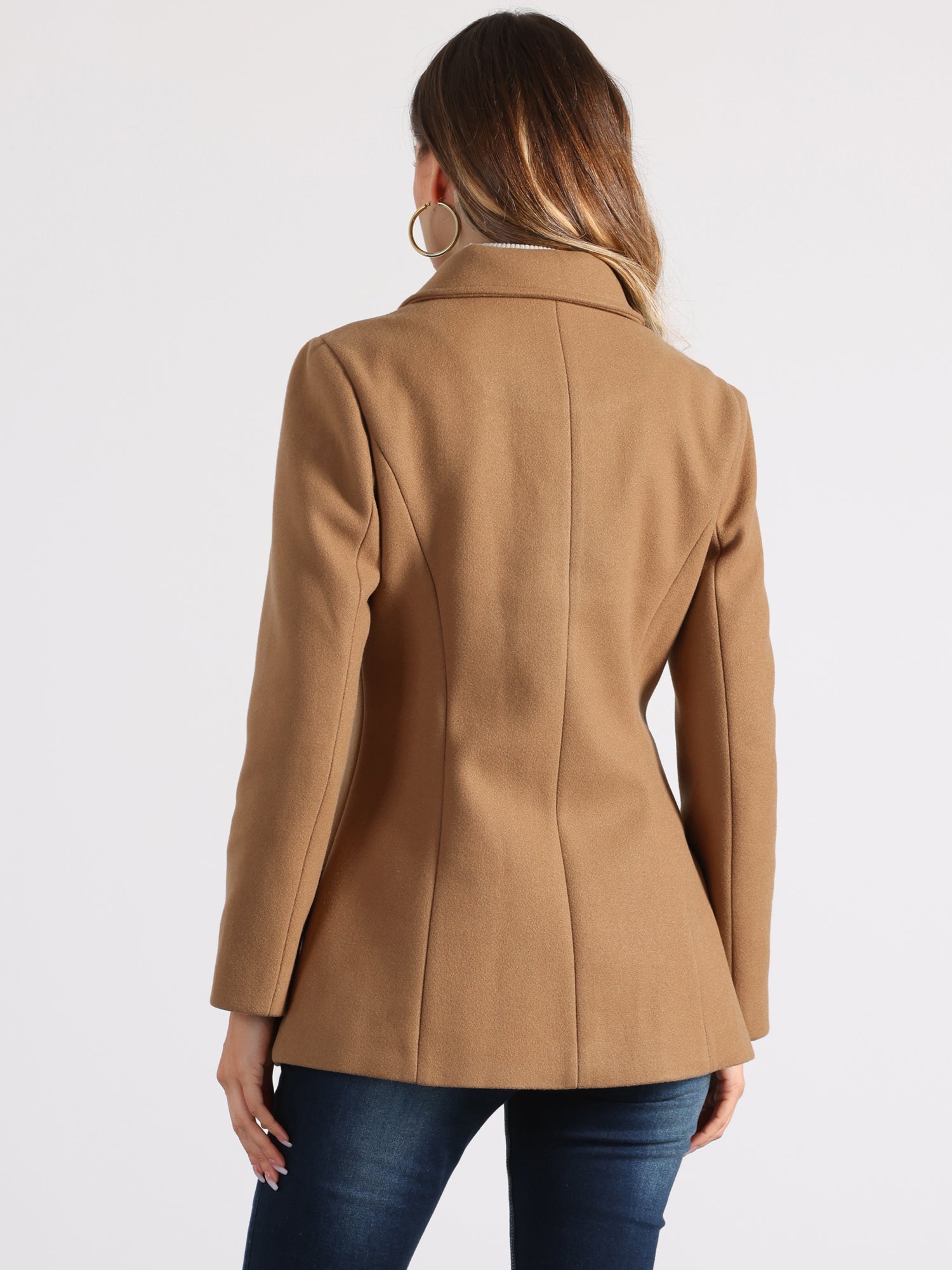 Women’s Structured Winter Jacket | Buttoned Pockets