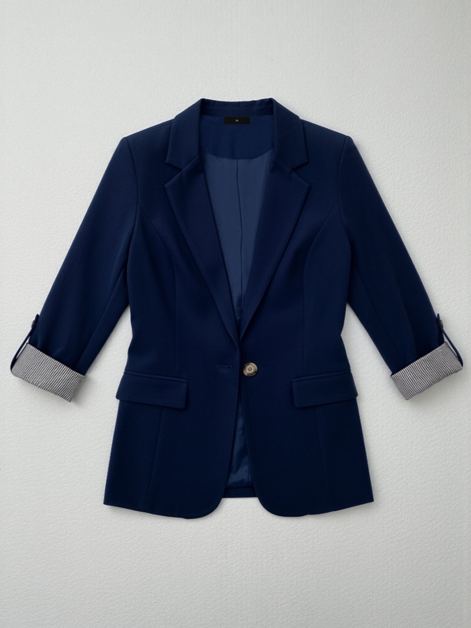 Women’s Casual Blazer | Button Up Pockets