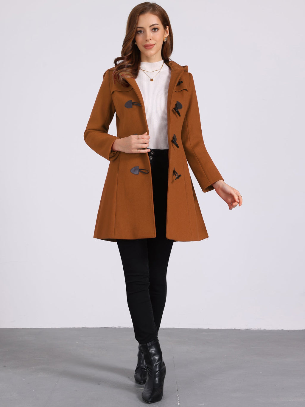 Women’s Winter Coat | Hooded Pockets