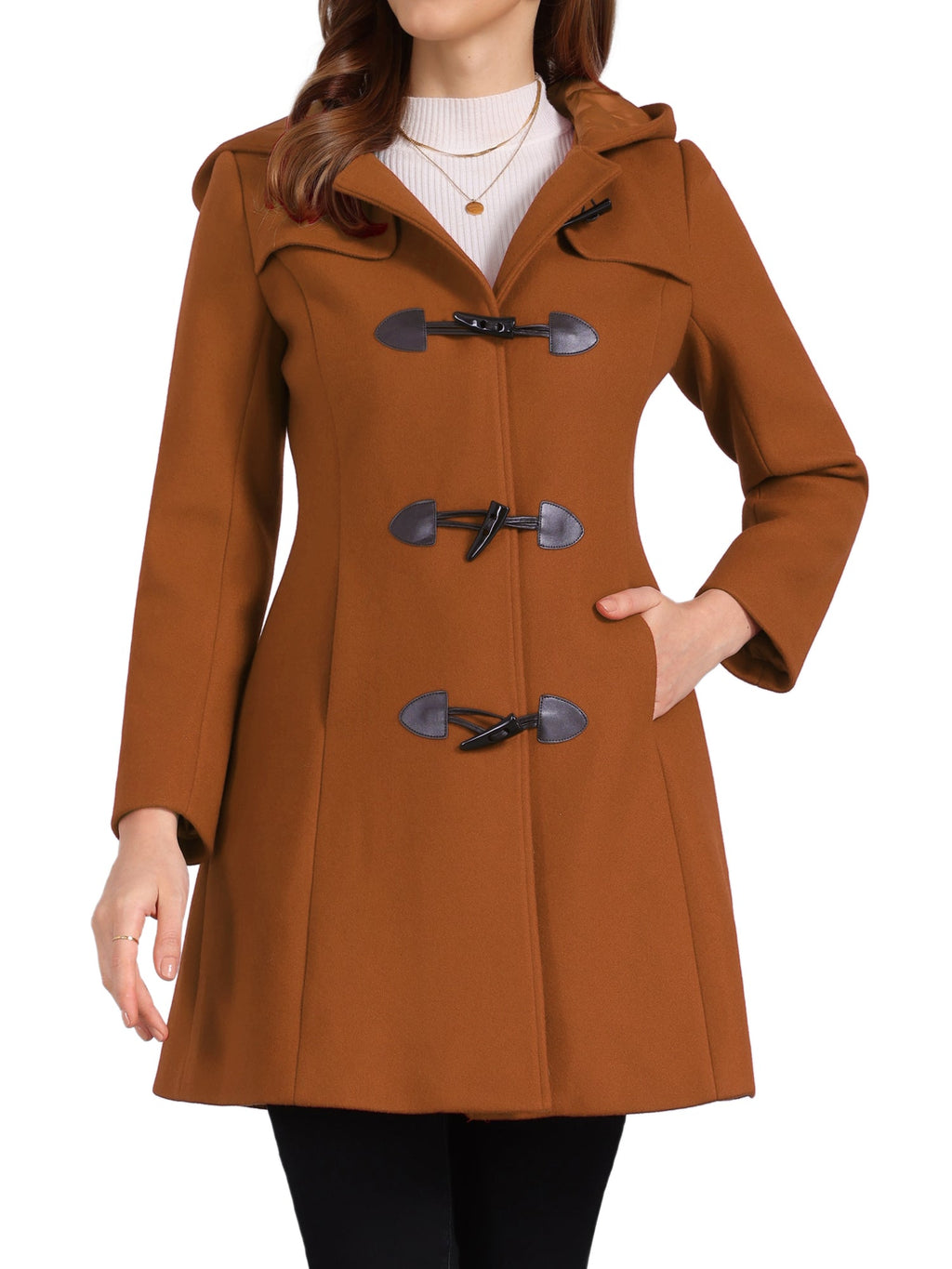 Women’s Winter Coat | Hooded Pockets